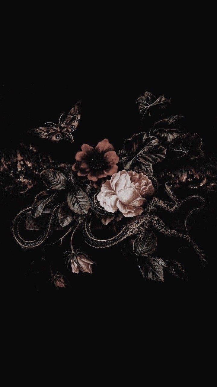 719x1280 Flowers. Snake wallpaper, Gothic wallpaper, Cute wallpaper background