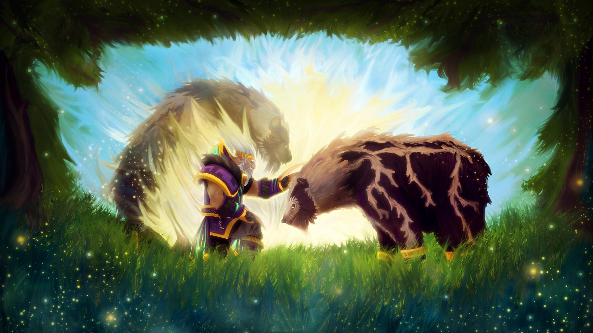 1920x1080 DOTA Warriors, Magic, Bears, Lone Druid. Mocah HD Wallpaper