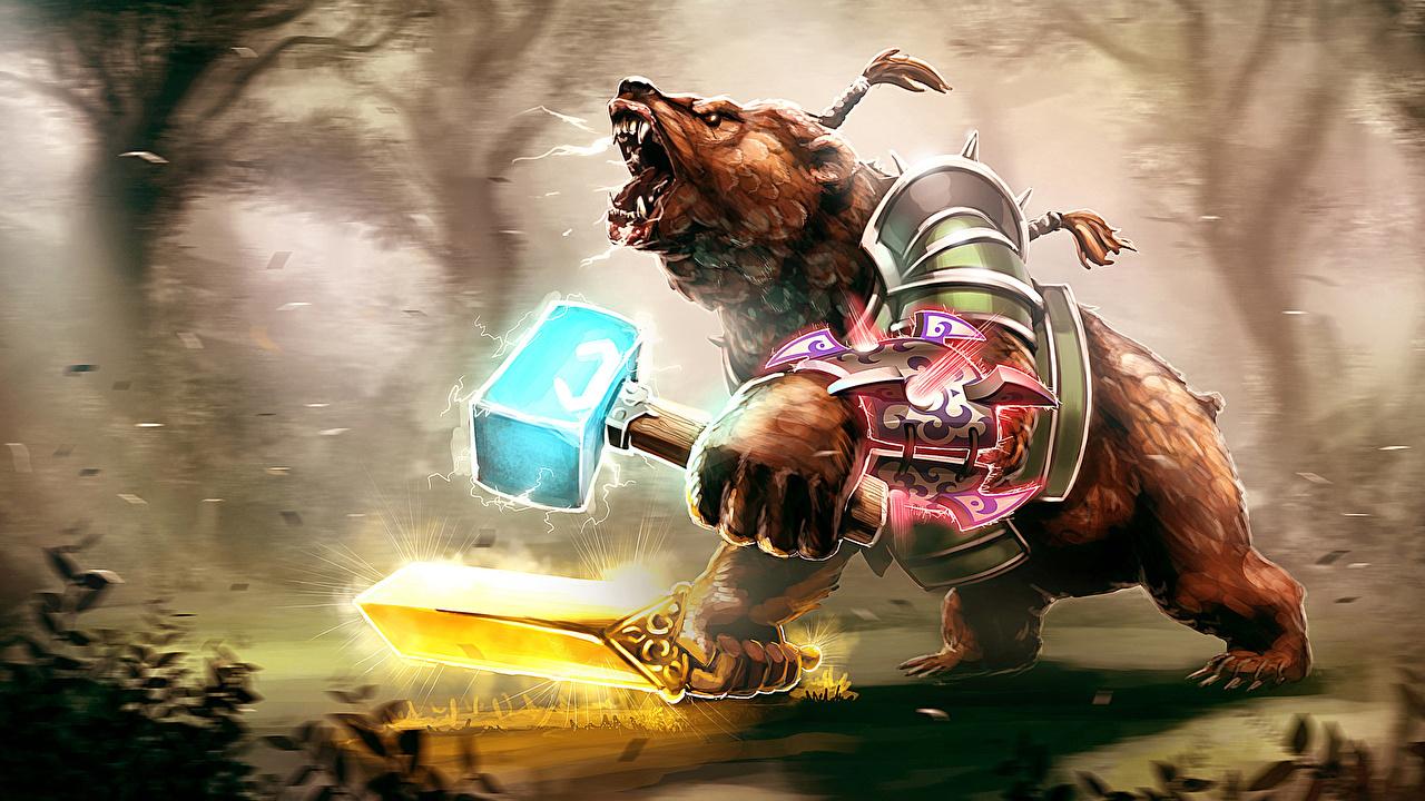 1280x720 Dota 2 Lone Druid Bear