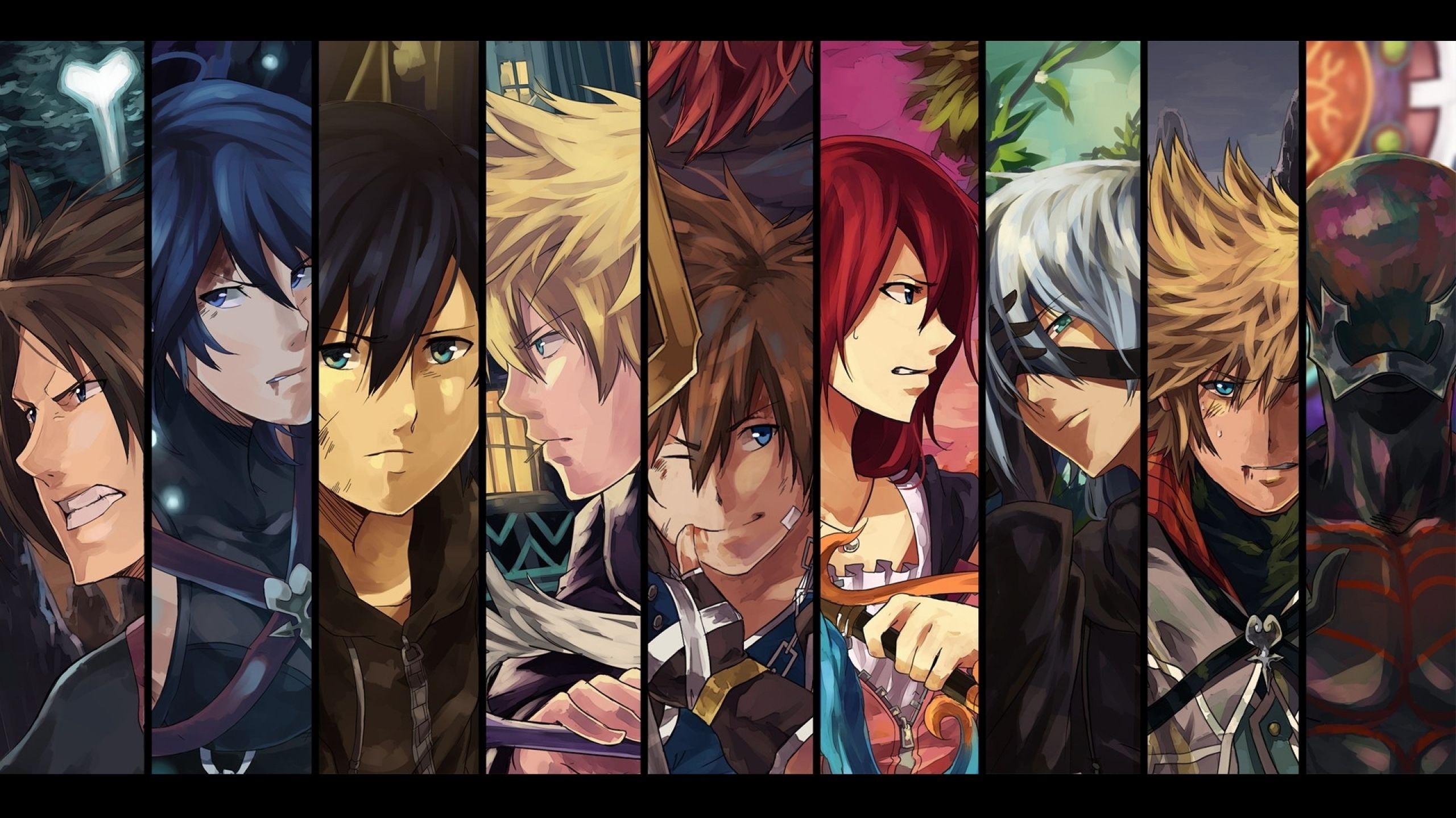 2560x1440 Anime Kingdom Hearts Wallpaper