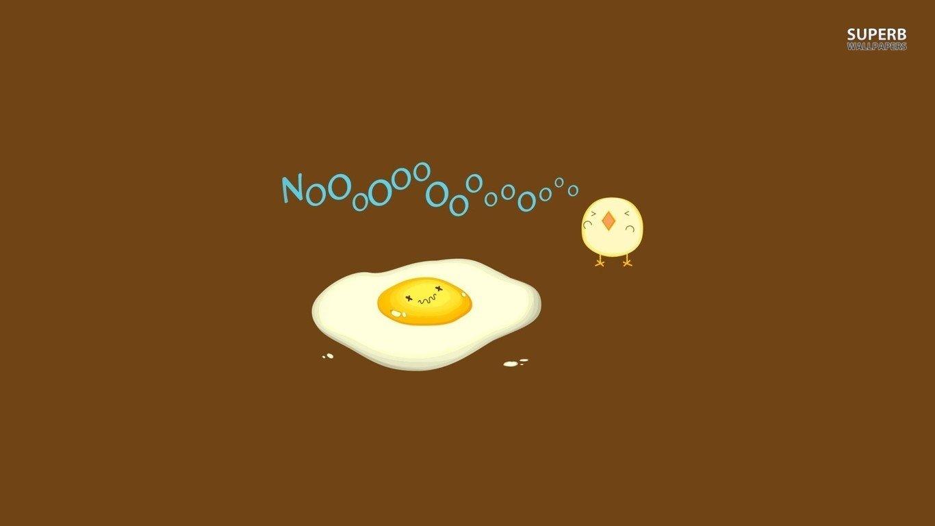 1366x768 Fried Egg HD Wallpaper and Background Image