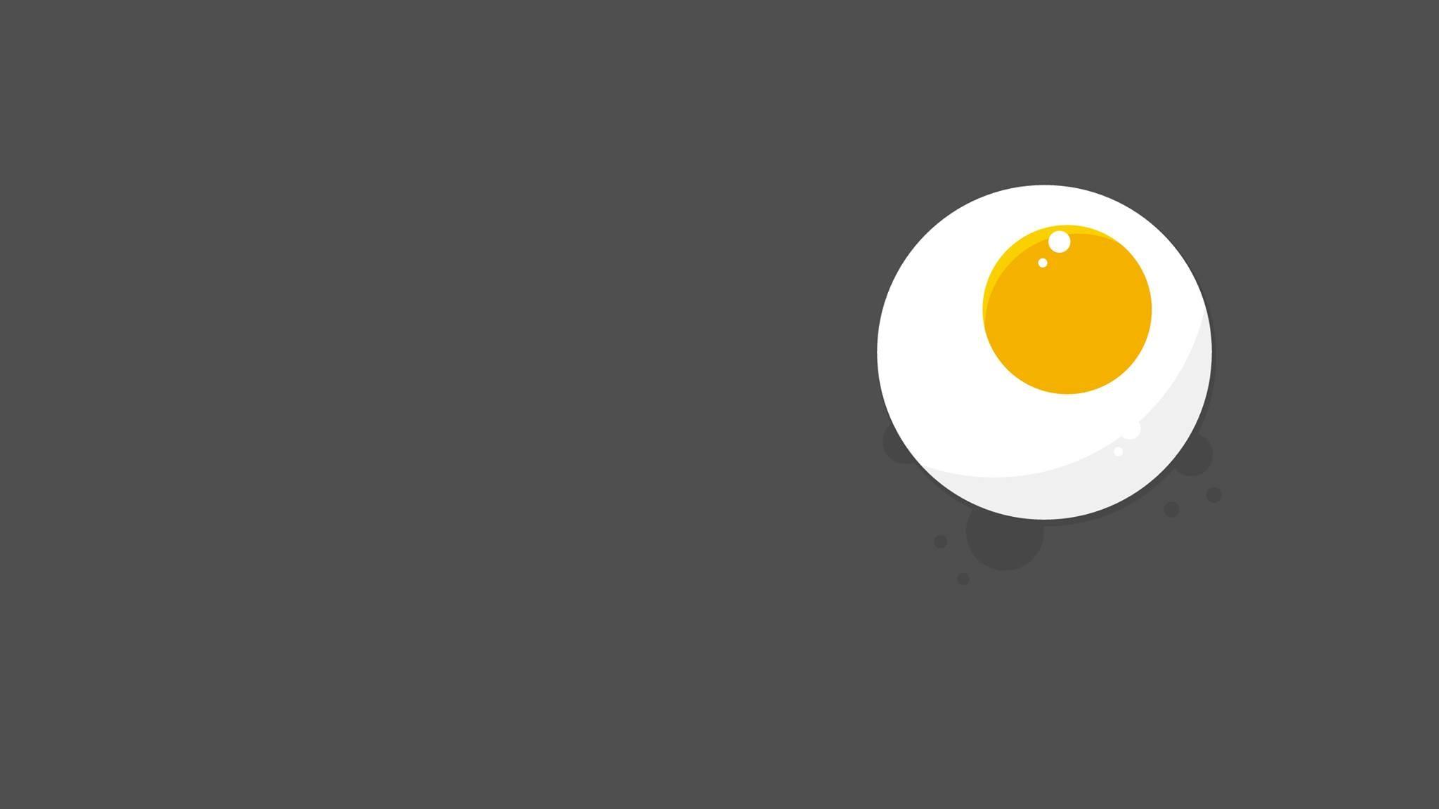 2048x1152 Minimalism Fried Egg Eggs 2048x1152 UHD Wallpaper. Walldump HD and UHD Wallpaper