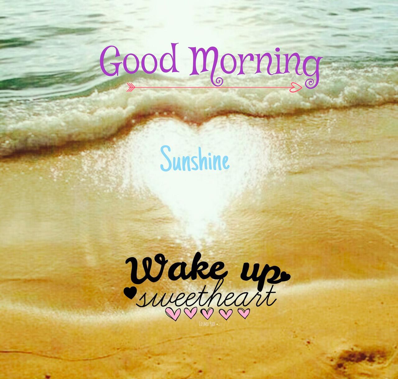 1280x1220 Good morning from the beach quotes Good morning sunshine along the water s edge sea birds ibis