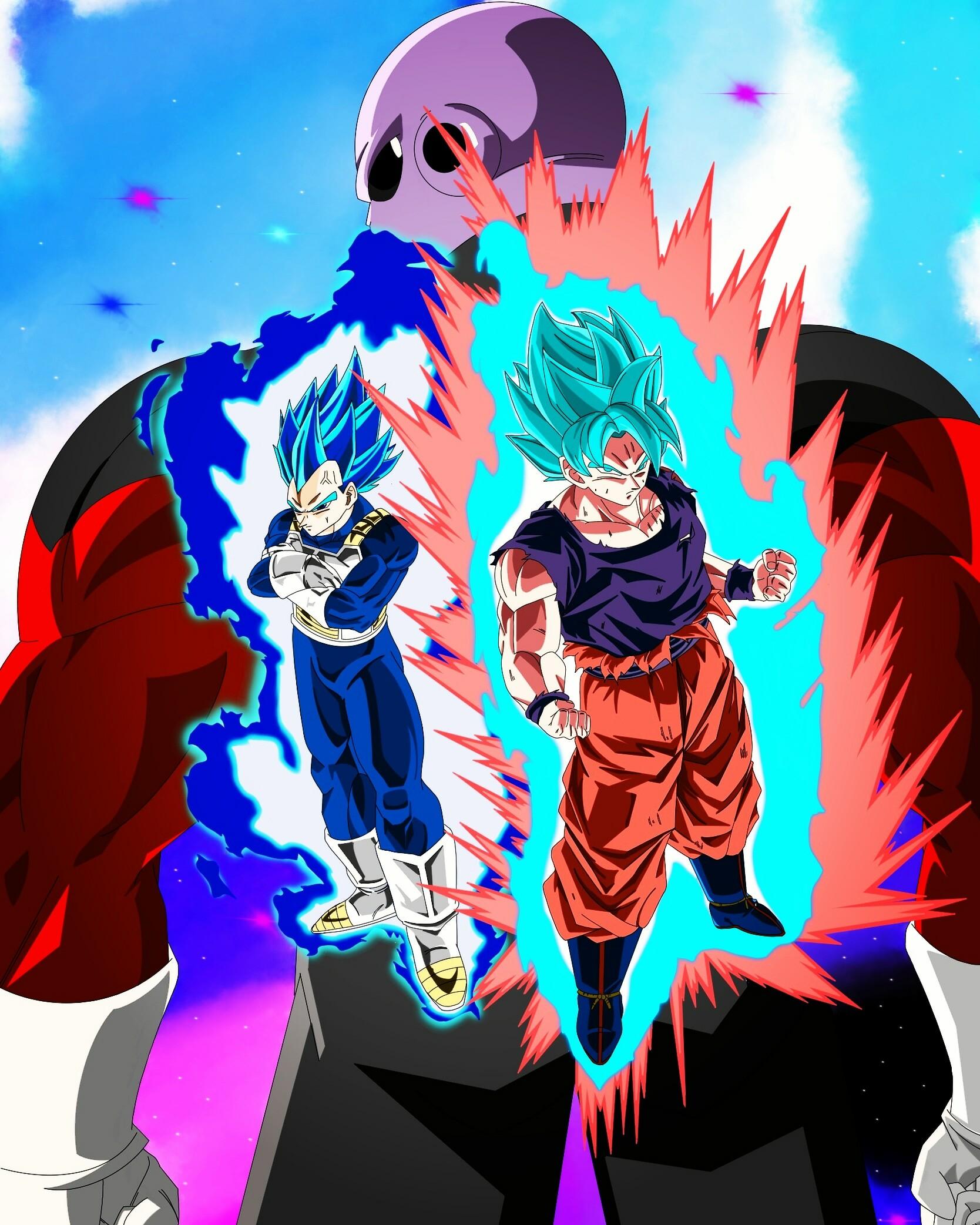 1668x2085 Goku & Vegeta VS Jiren, Abel Gonzalez