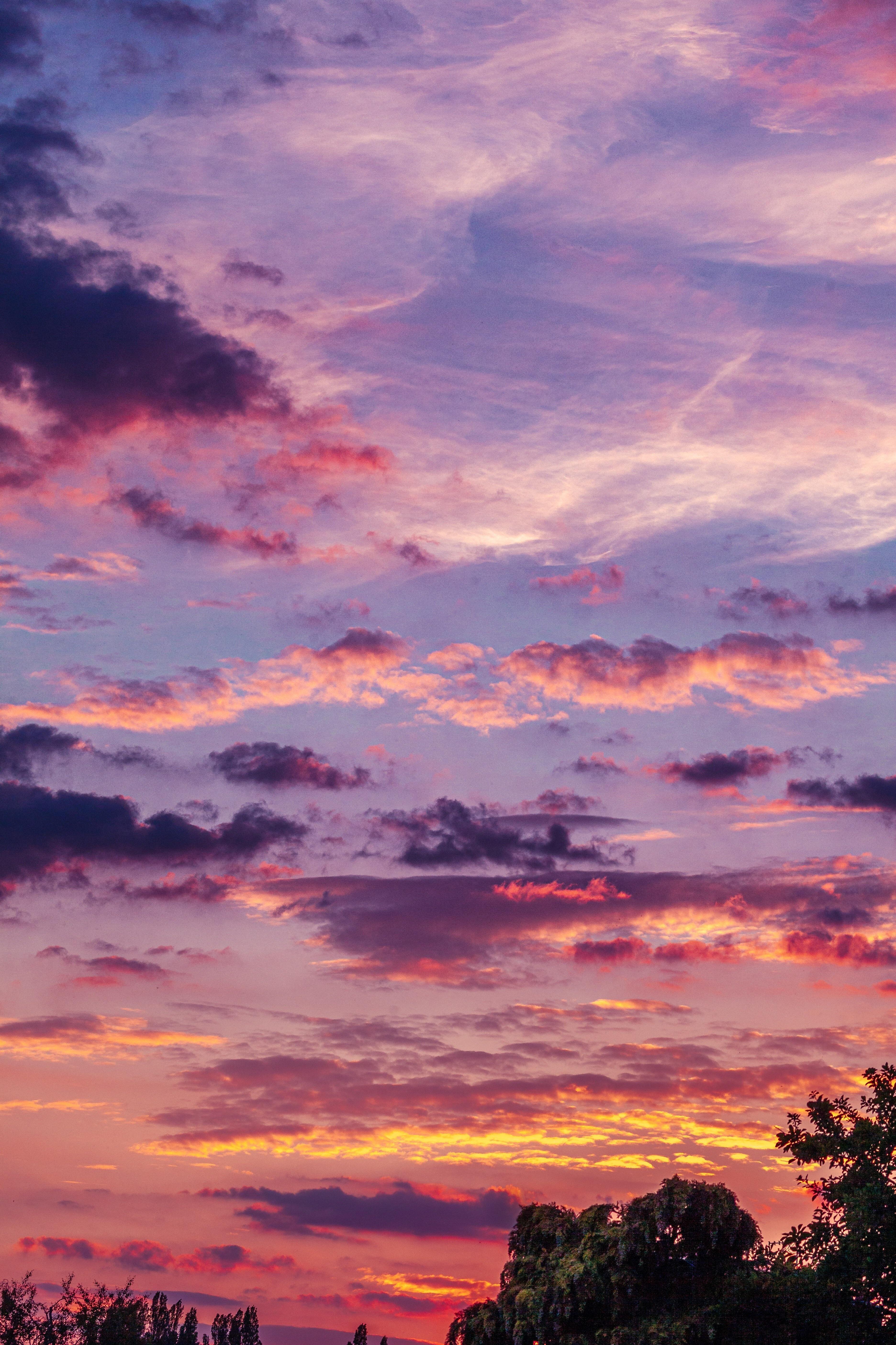 3744x5616 Natures palette at its best. So many different colours and clouds in this one. Sky aesthetic, Sky art, Watercolor sky