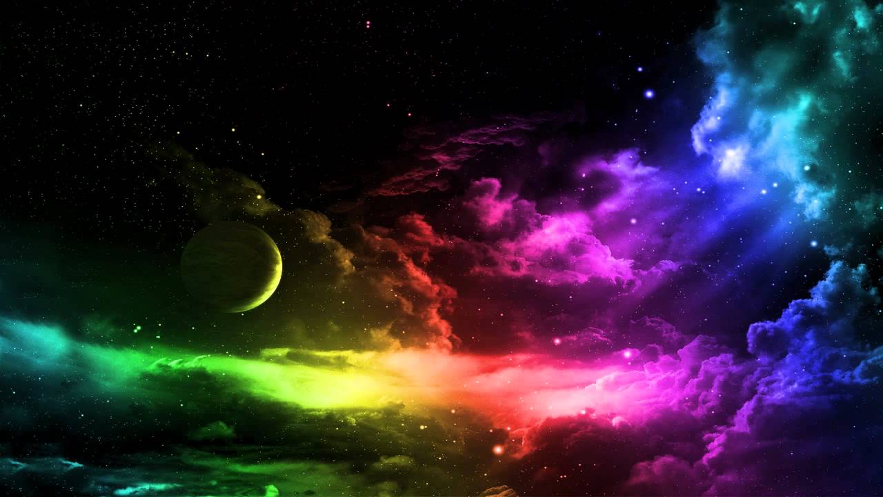 1280x720 Rainbow Cloud Wallpaper