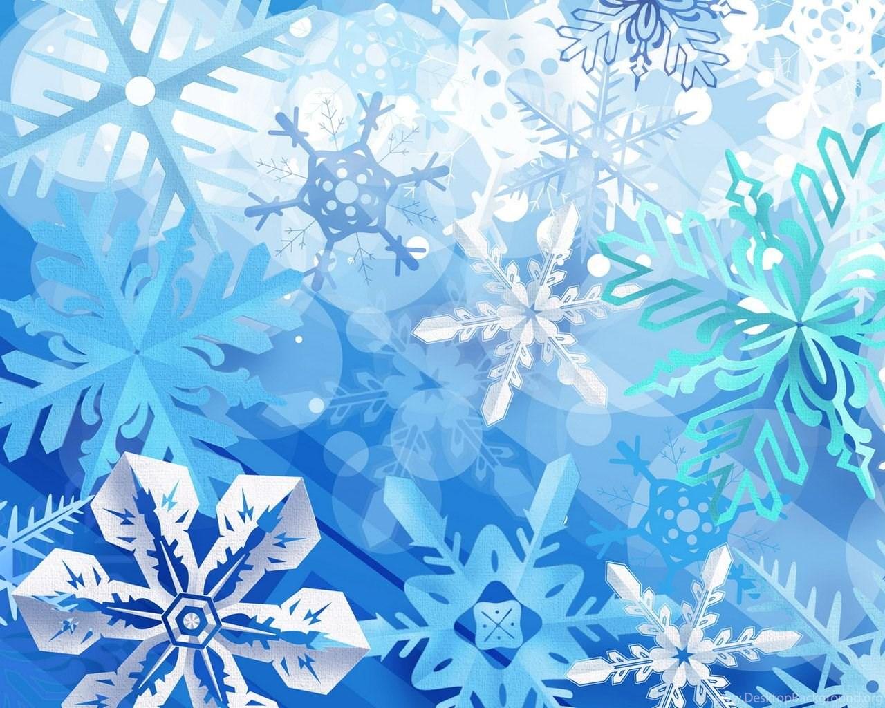 1280x1024 Christmas Snowflakes Wallpaper 100048 Desktop Background