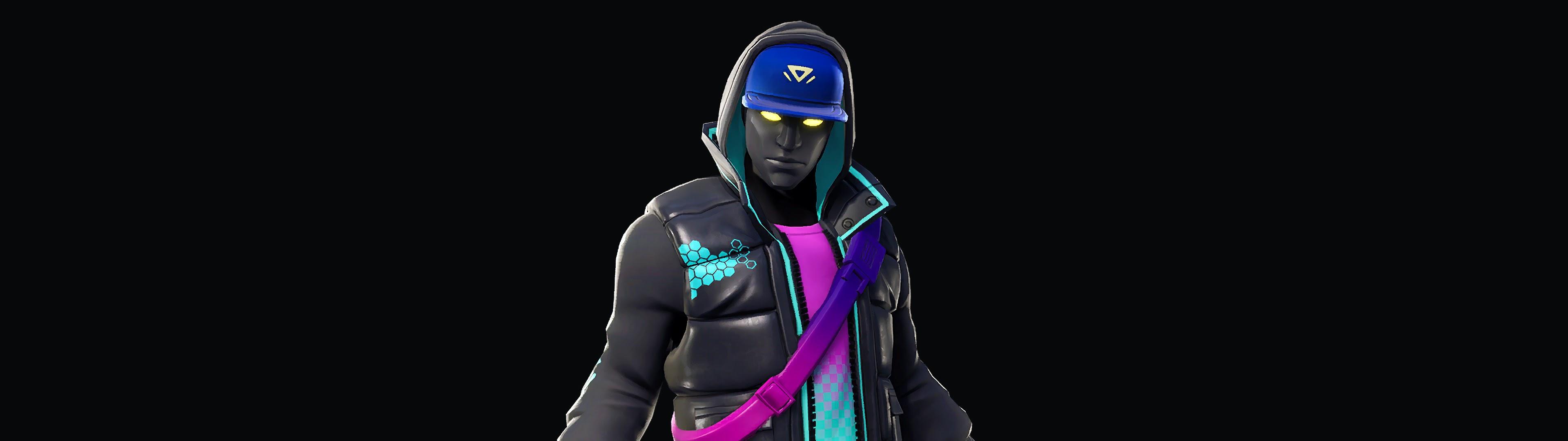 3840x1080 Fortnite Cryptic Season 9 Skin Outfit 4K Wallpaper