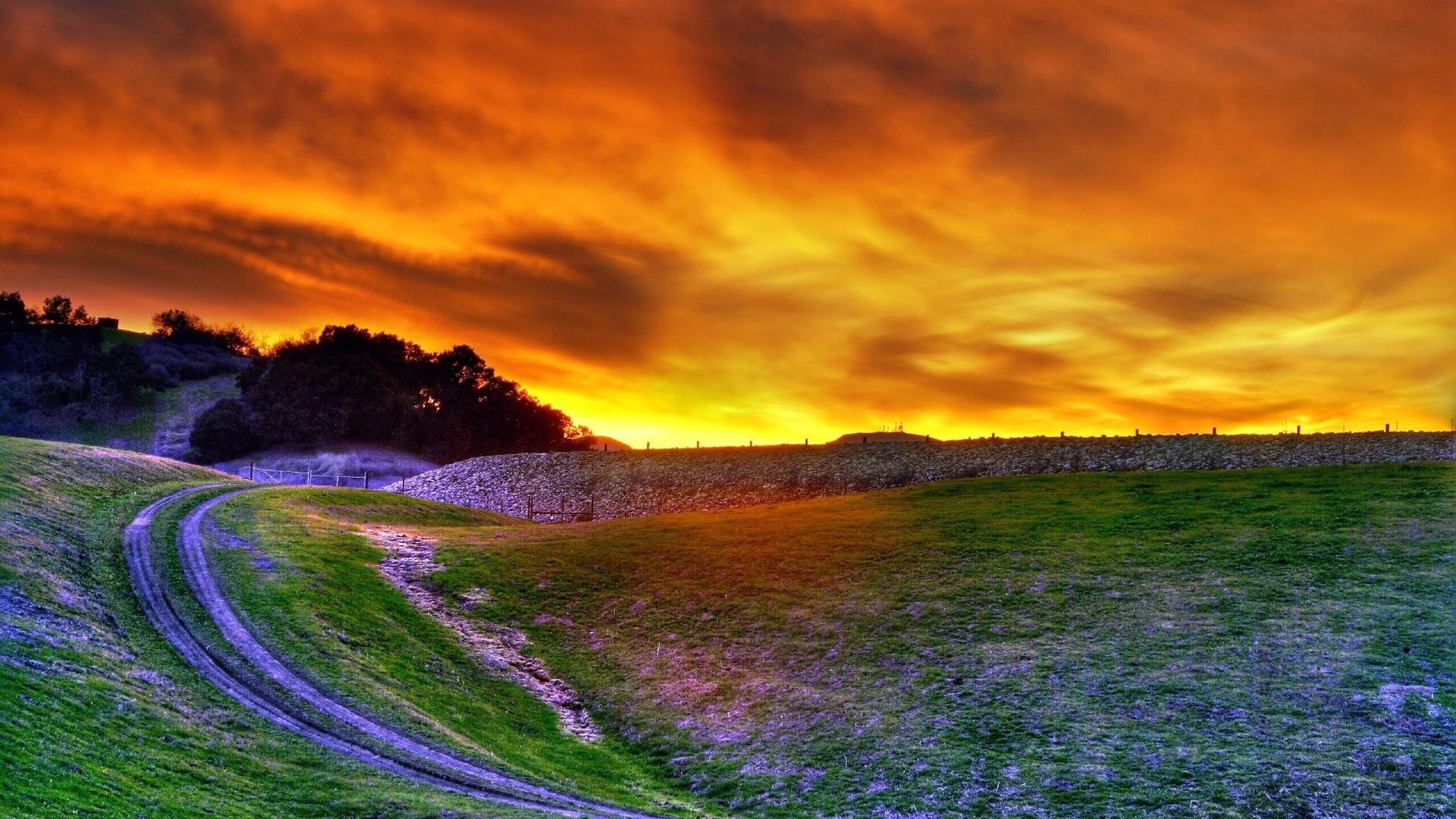 1920x1080 Wallpaper Amazing Sky Road Ireland