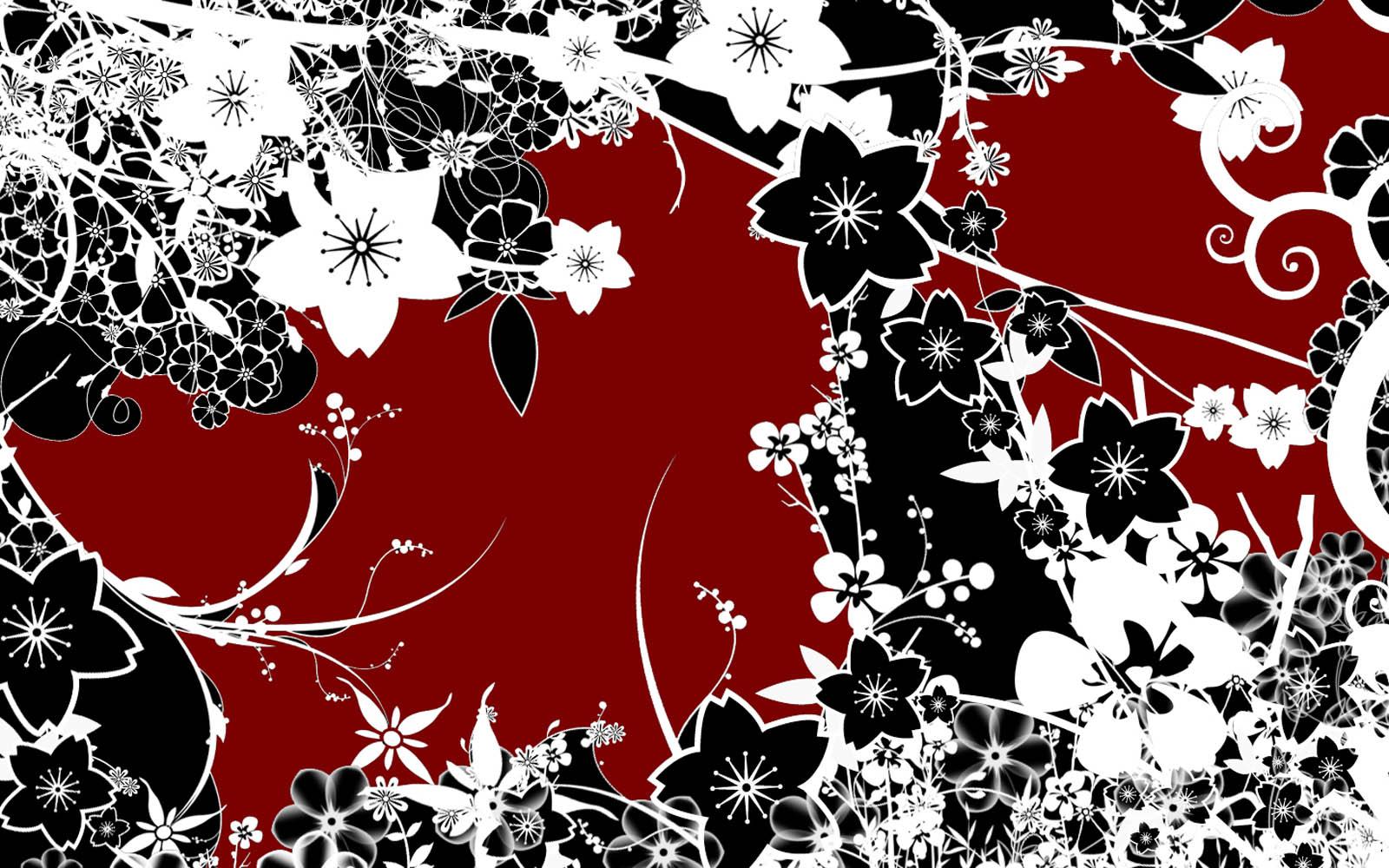 1600x1000 Japanese Red and Black Wallpaper HD wallpaper (1600 x 1000 )