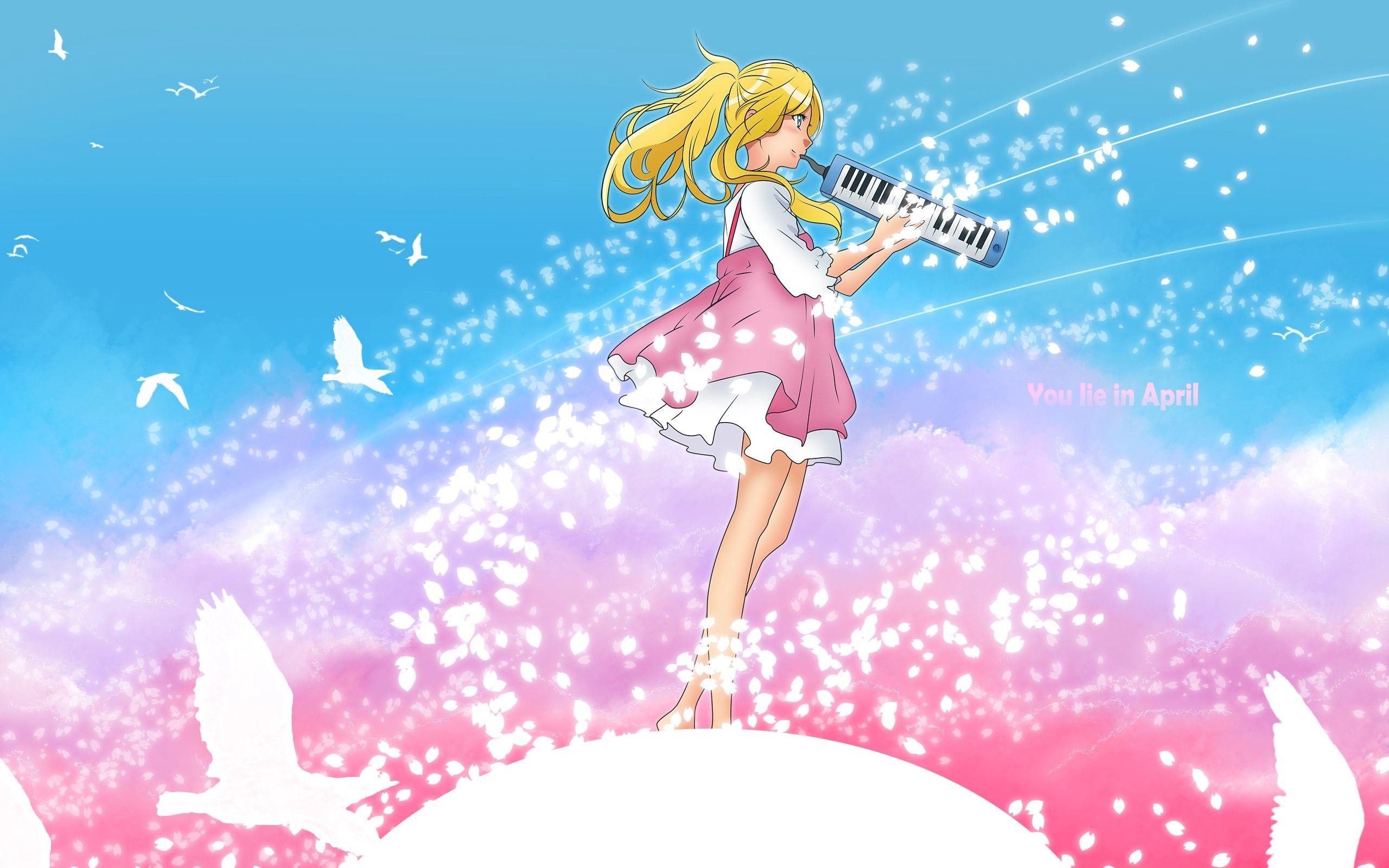 2560x1600 Your Lie in April Wallpaper