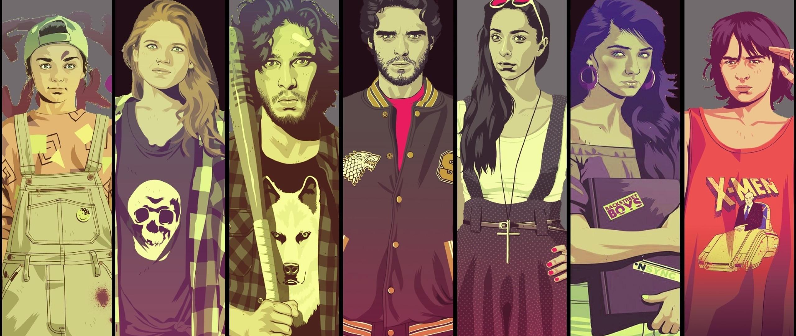 2560x1080 Game Of Thrones Cast And Crew Wallpaper 2560x1080 Resolution Wallpaper, HD Movies 4K Wallpaper, Image, Photo and Background
