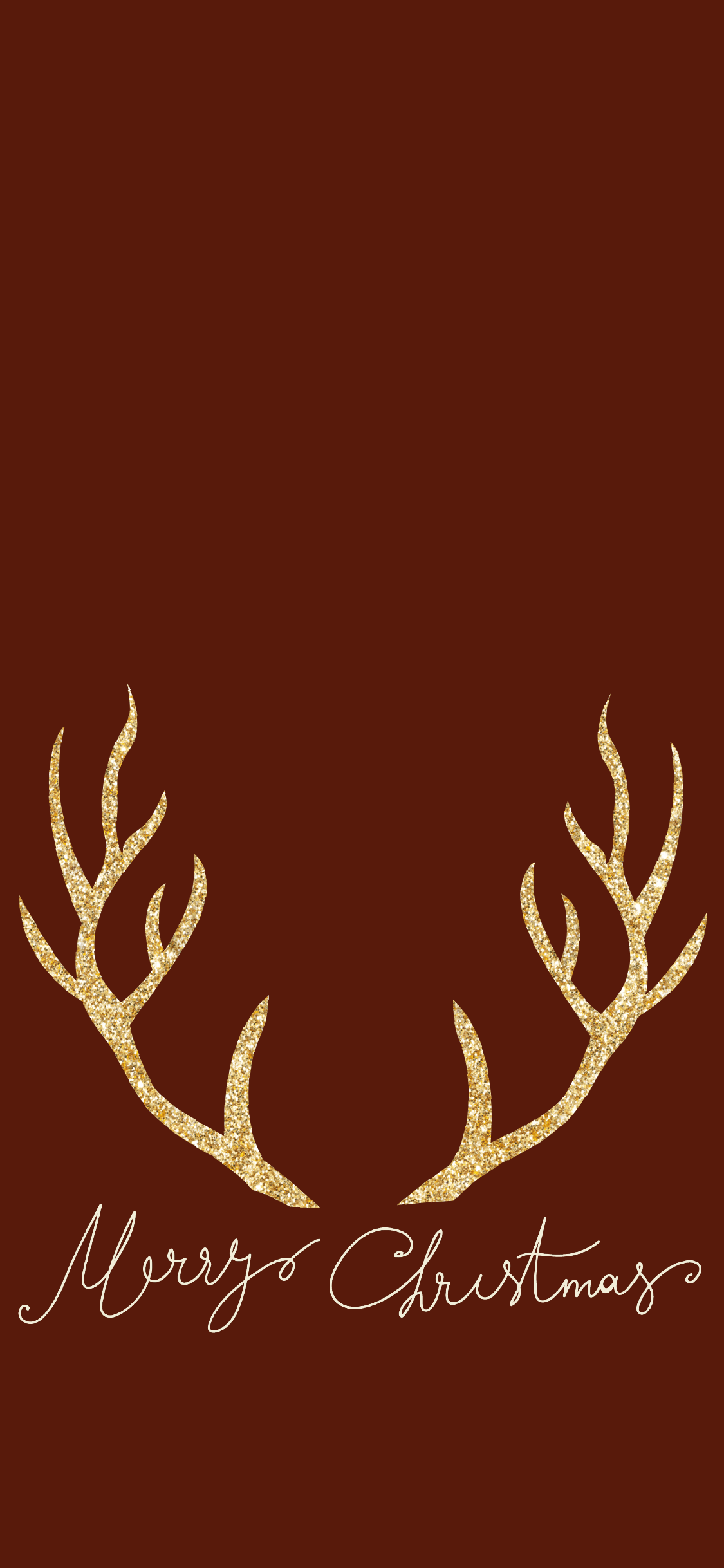 1125x2436 Christmas iPhone Wallpaper 2019. Ginger and Ivory
