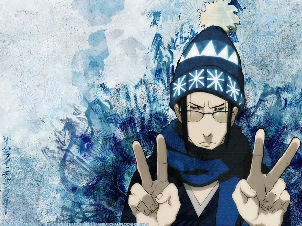 1024x768 Samurai Champloo Wallpaper: Peace Out Jin