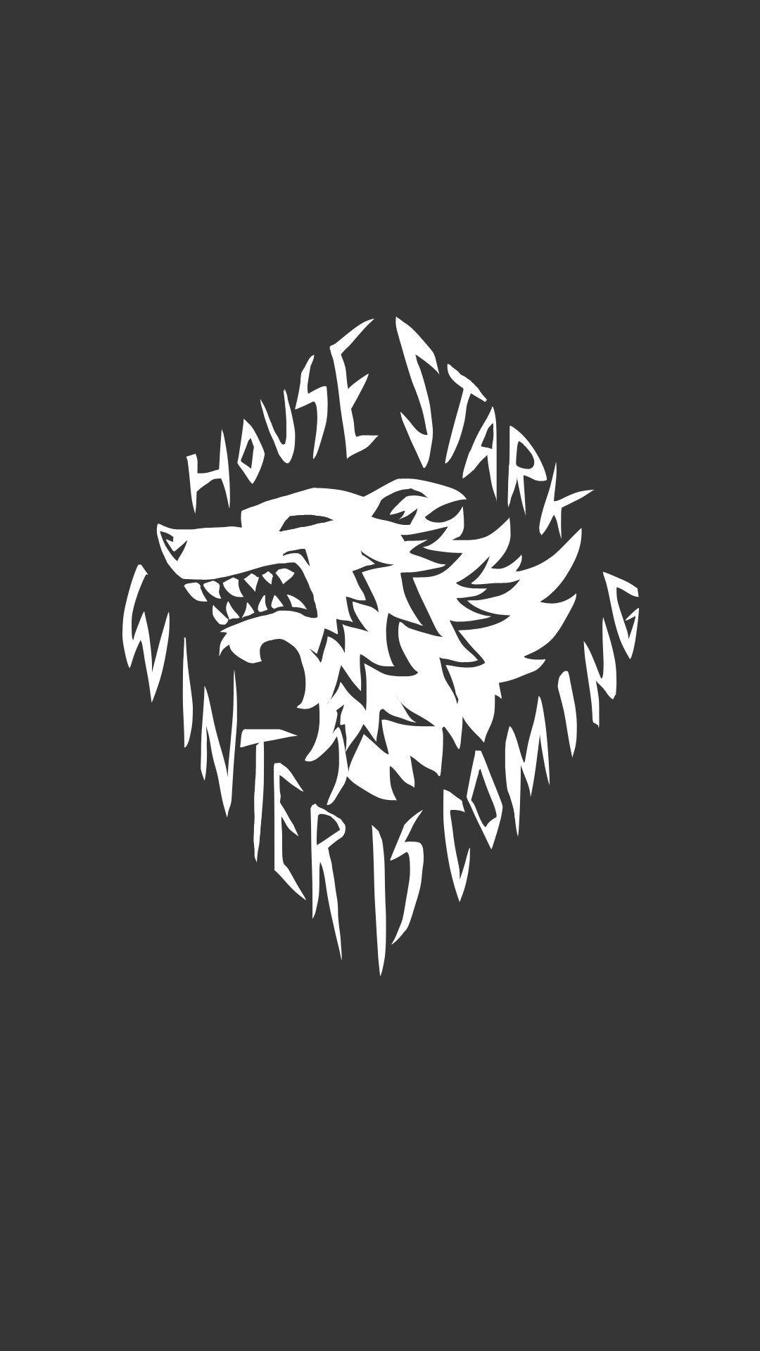 1080x1920 House Stark Wallpaper. House stark, Stark, Winter is coming wallpaper