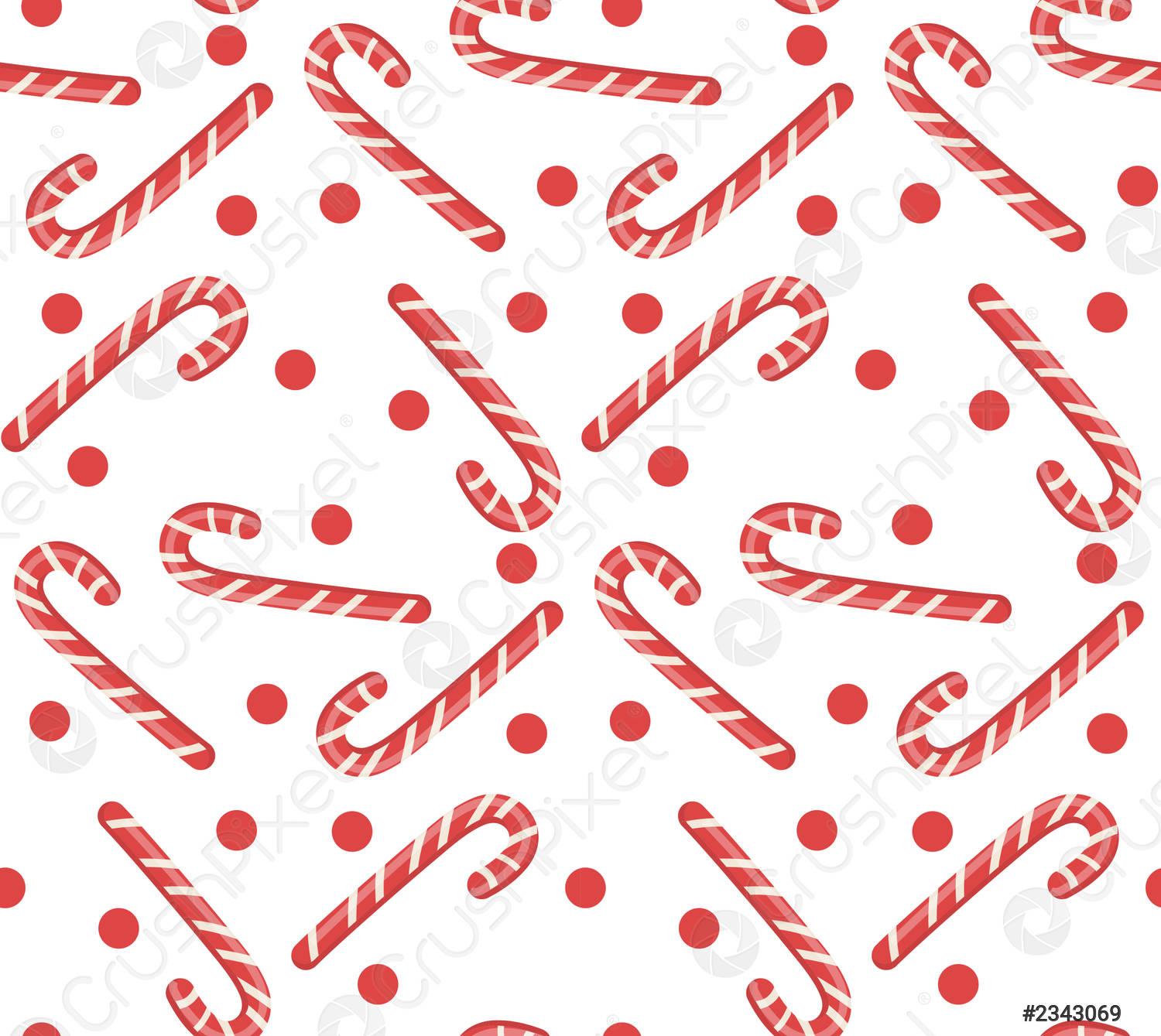1500x1339 Christmas seamless pattern with candy cane Xmas repeating texture Winter