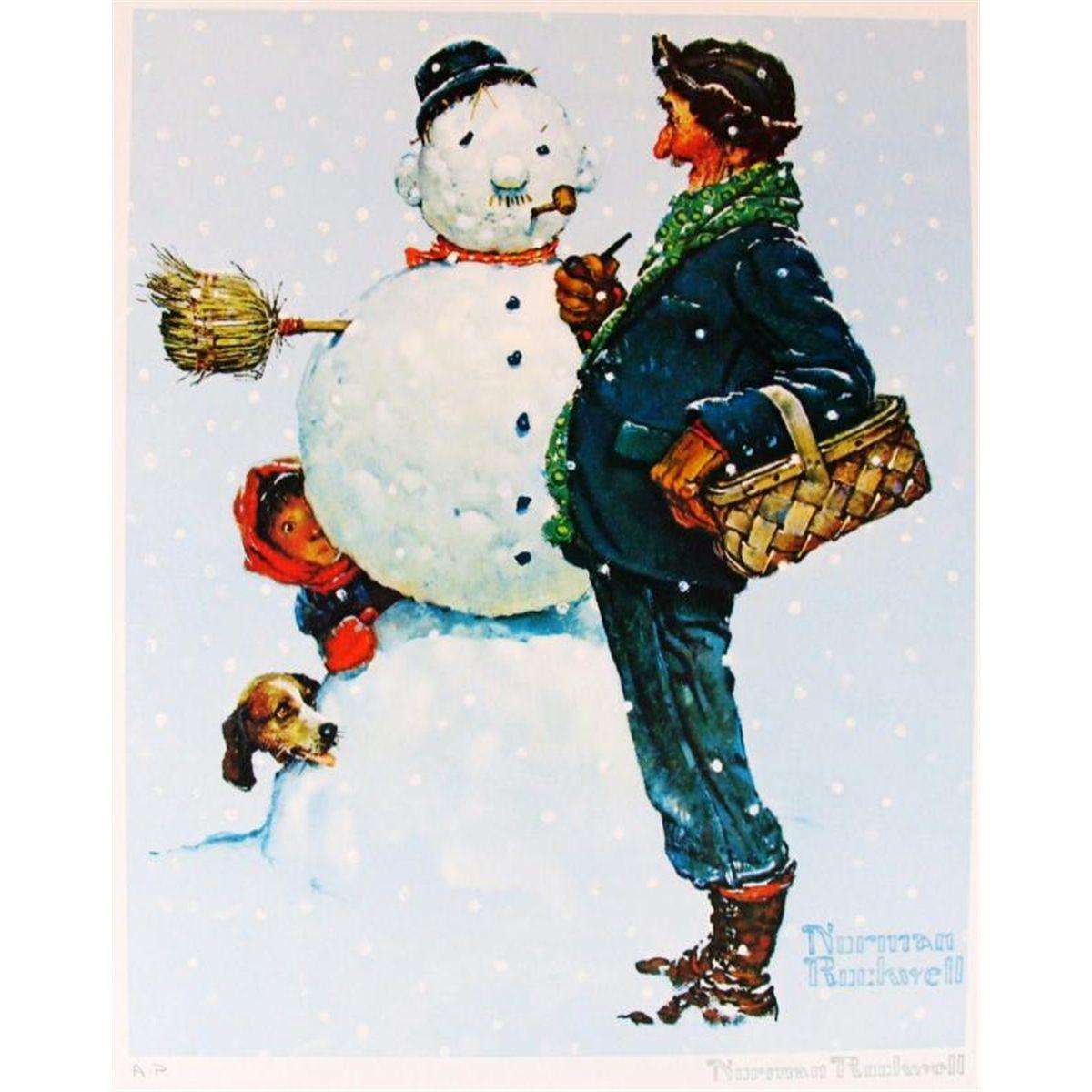1200x1200 Norman Rockwell Christmas Paintings Image