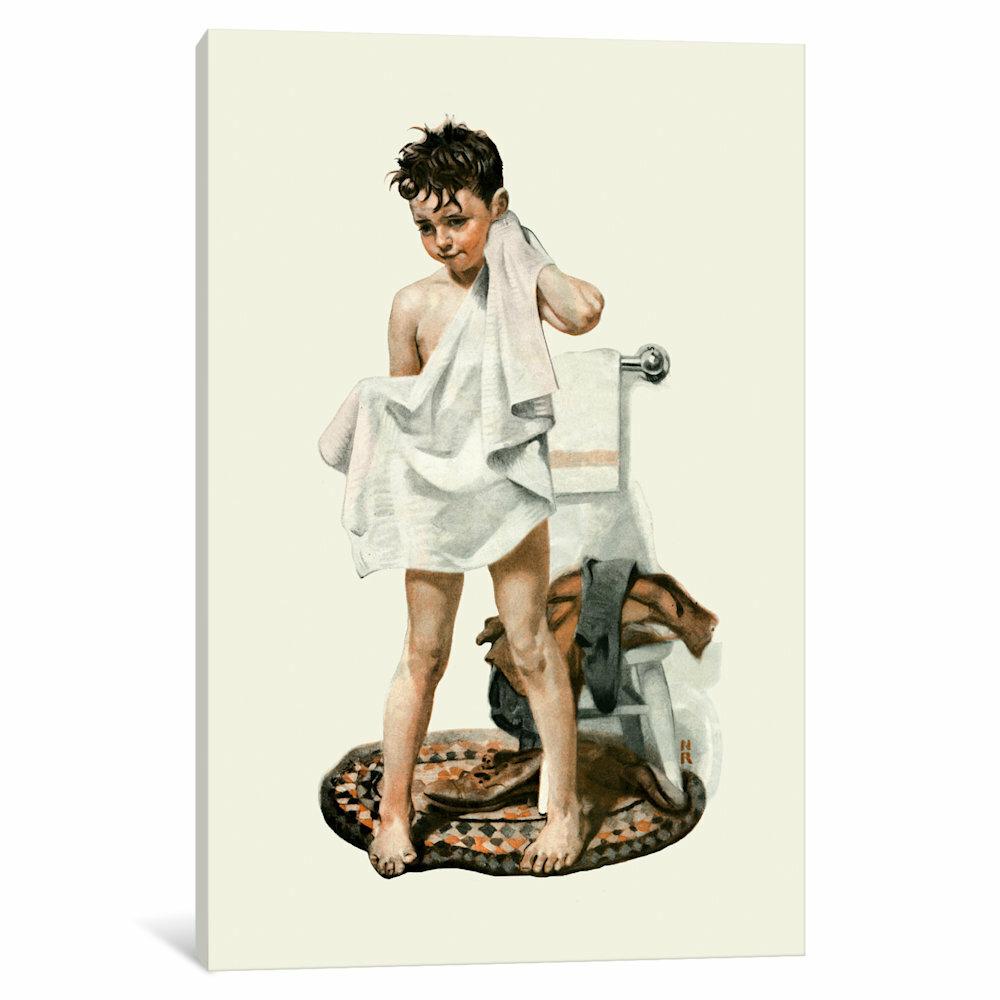 1000x1000 Vault W Artwork C L E A N By Norman Rockwell On Canvas & Reviews