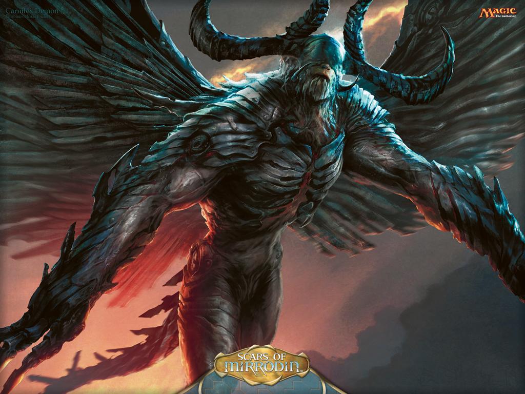1024x768 Wallpaper of the Week: Carnifex Demon. MAGIC: THE GATHERING