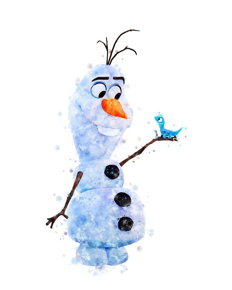 794x993 Frozen 2 Anna Elsa Olaf Print Frozen 2 Watercolor Poster. Etsy. Olaf picture, Disney wallpaper, Watercolor disney