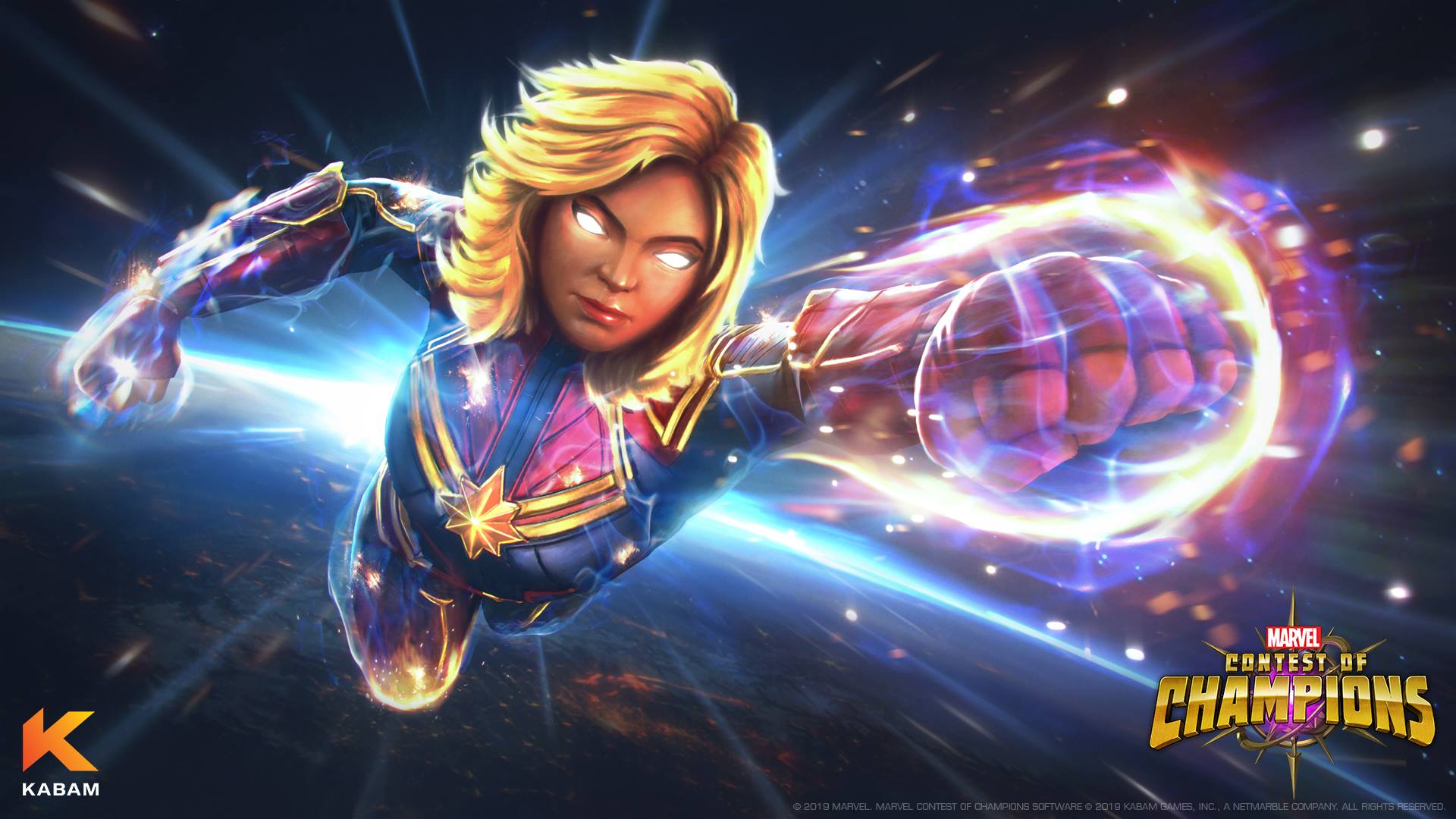 1920x1080 Captain Marvel, MS Marvel, and Kamala Khan Wallpaper