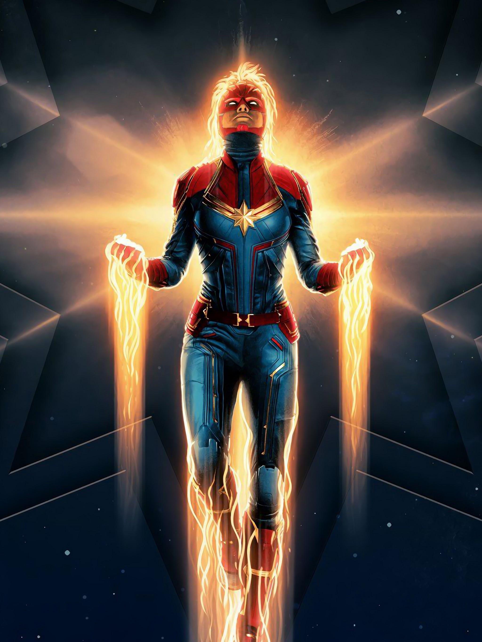 2048x2732 Captain Marvel Movie 4K Wallpaper