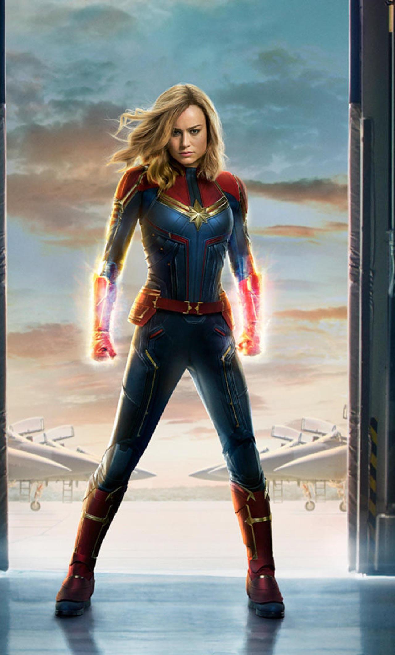 1280x2120 4K wallpaper: Captain Marvel Mobile Wallpaper HD
