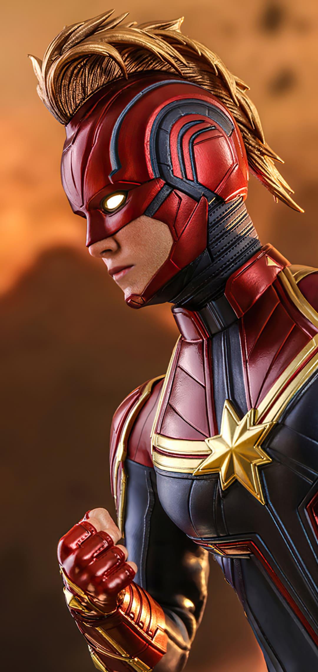 1080x2280 Captain Marvel Wallpaper -k Background Download