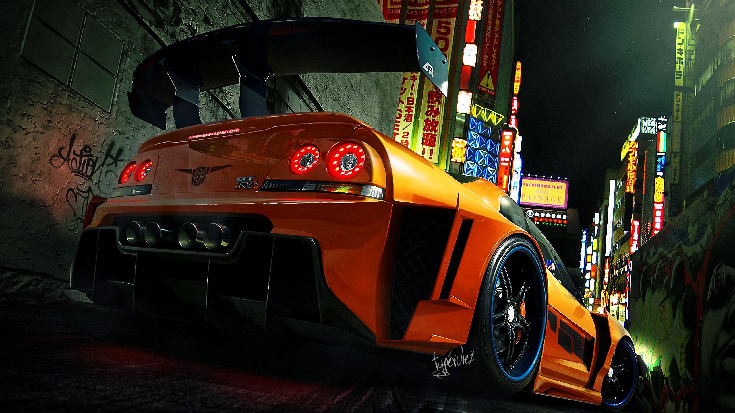 2560x1440 #car, #Nissan GTR R #vehicle, #tuning, wallpaper. Mocah HD Wallpaper