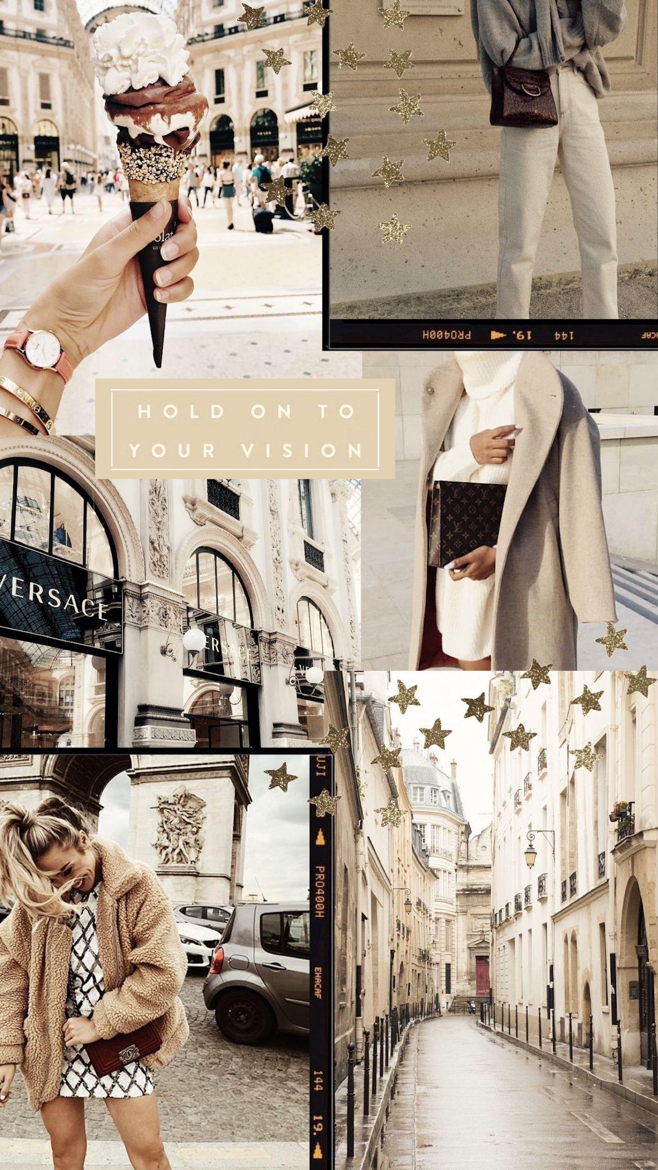 1300x2311 Fashion Collage Background For Your Phone IN THE CITY