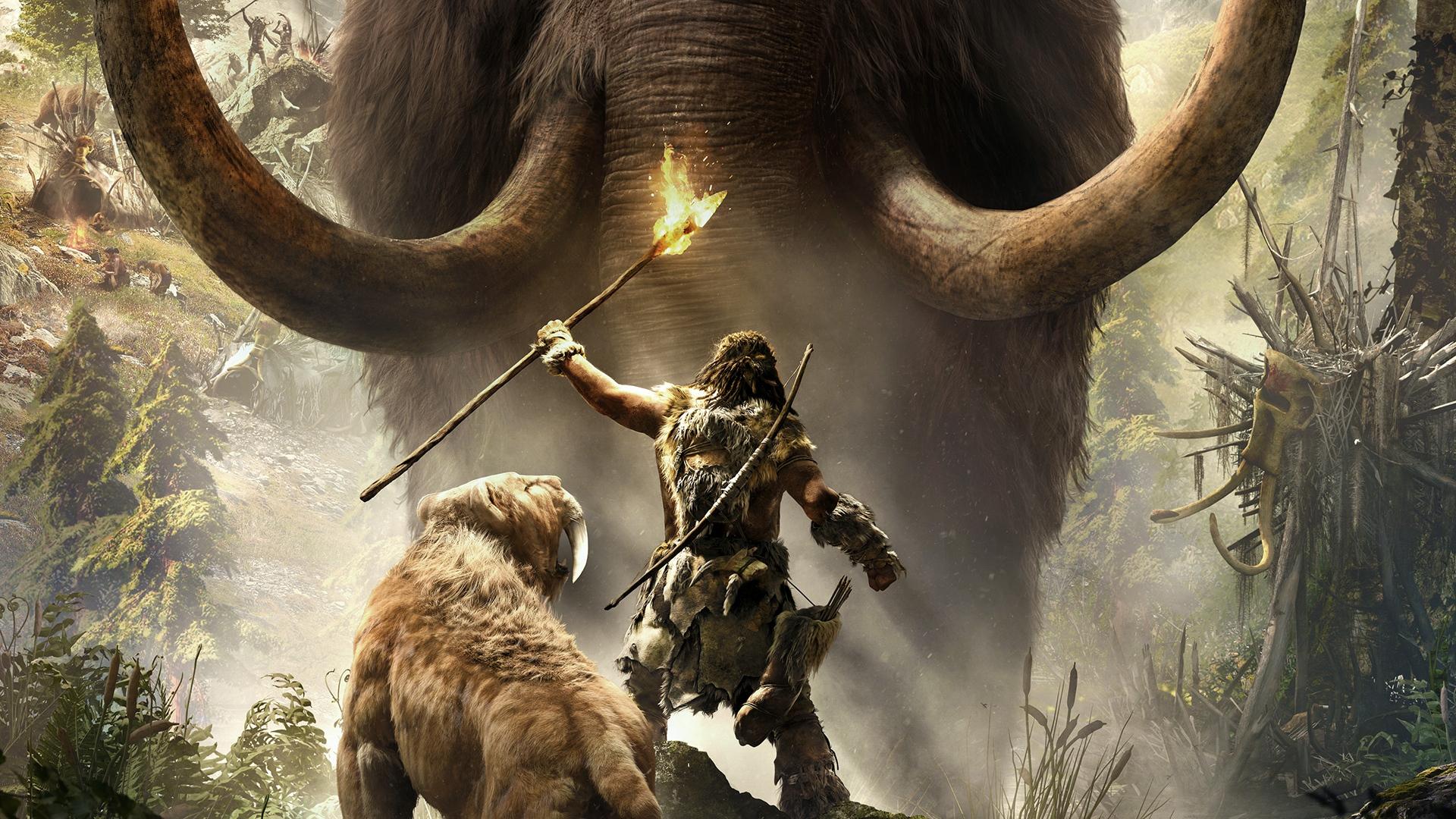 1920x1080 Download 1920x1080 HD Wallpaper far cry primal mammoth caveman, Desktop Background HD