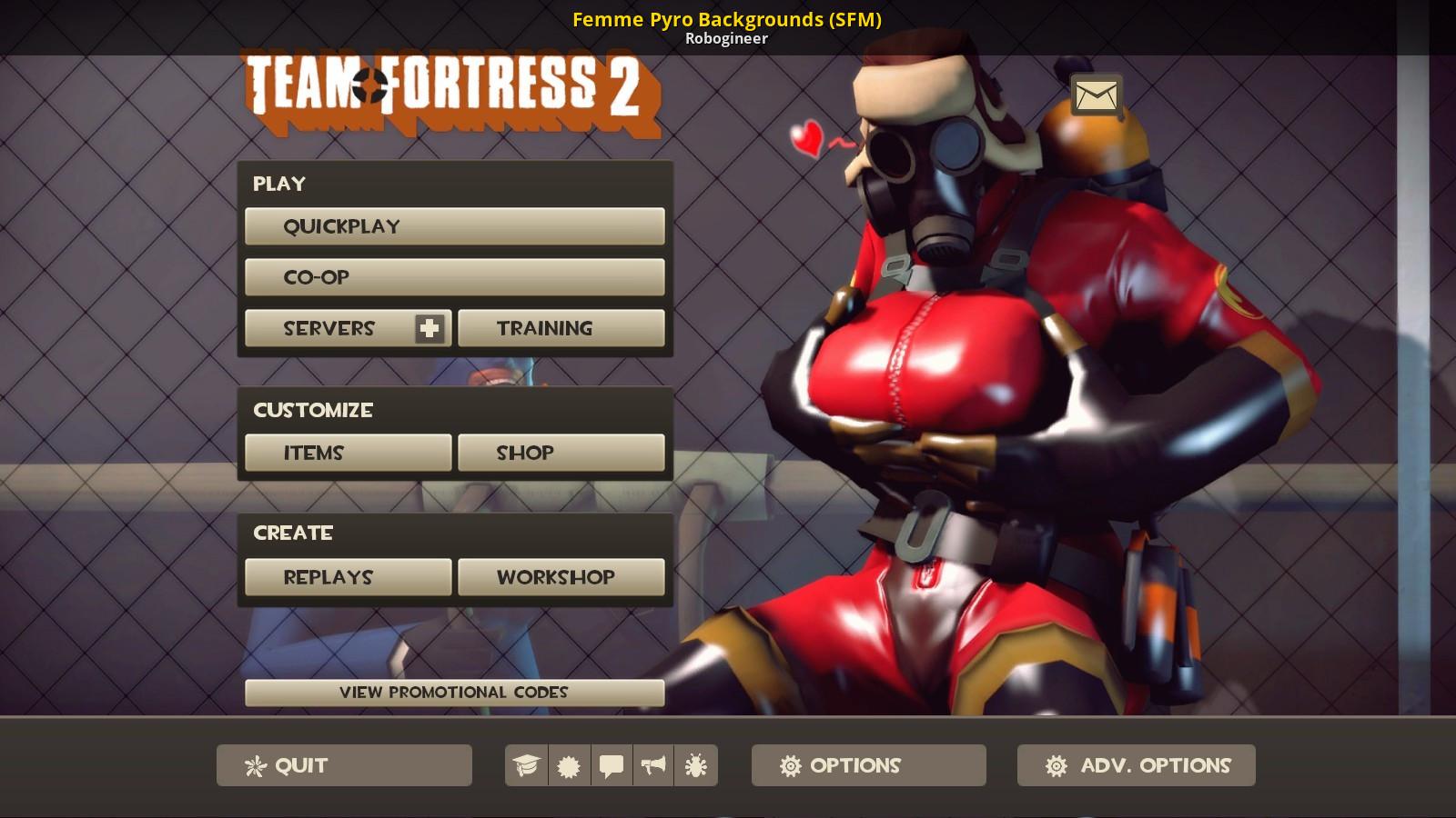 1600x900 Femme Pyro Background (SFM) [Team Fortress 2] [Mods]
