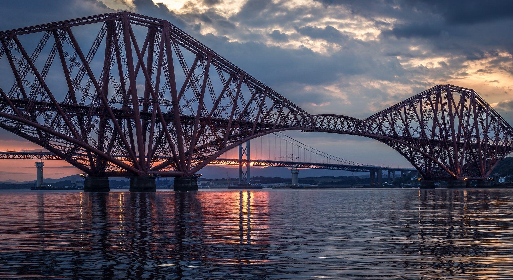 2048x1121 Great Britain, Scotland, Forth Bridge HD wallpaper. architecture