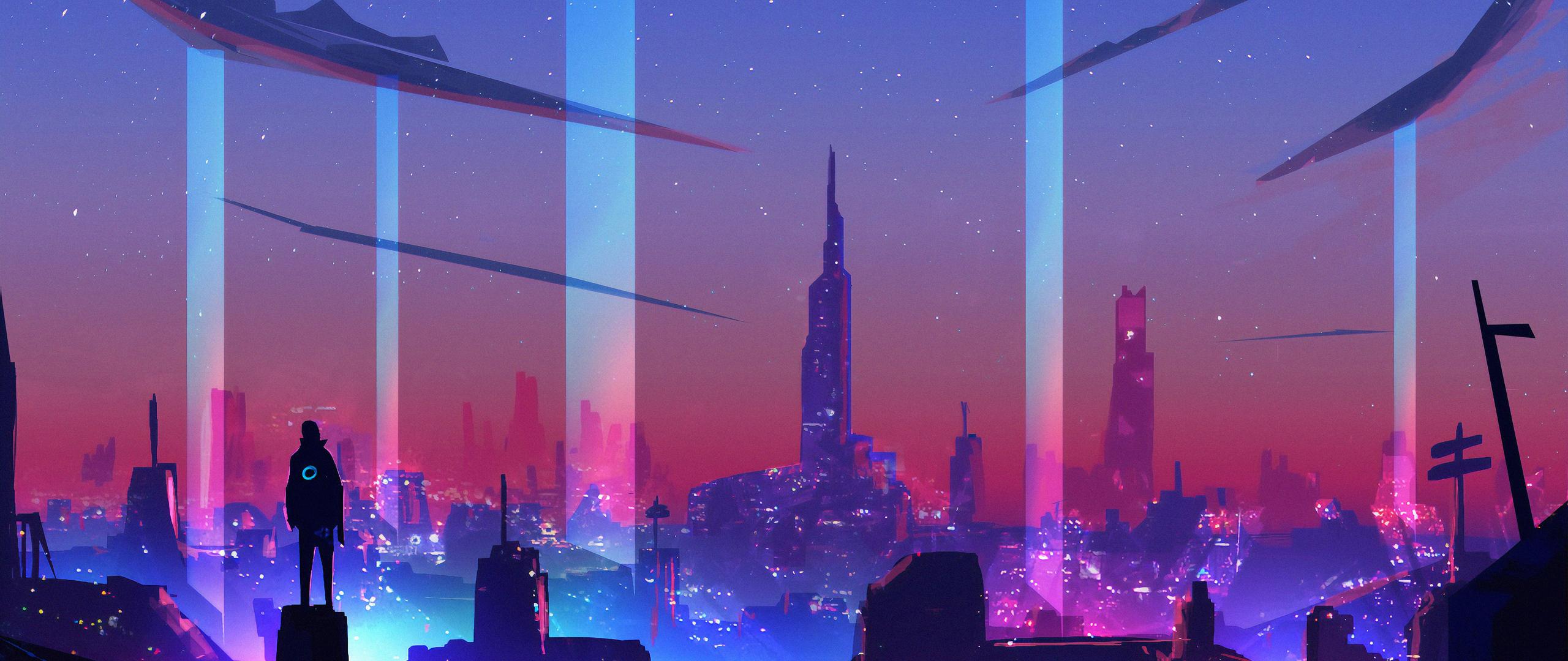 2560x1080 The City Of Neon 4k 2560x1080 Resolution HD 4k Wallpaper, Image, Background, Photo and Picture