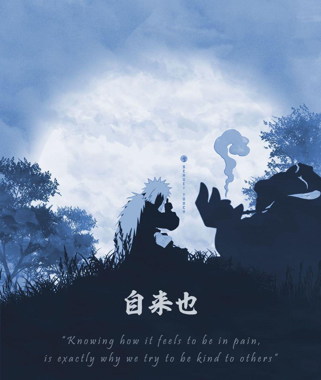 1080x1278 Sensei Touch - せんせいタッチ on Instagram: “Jiraiya Sensei with Gamabunta in the background