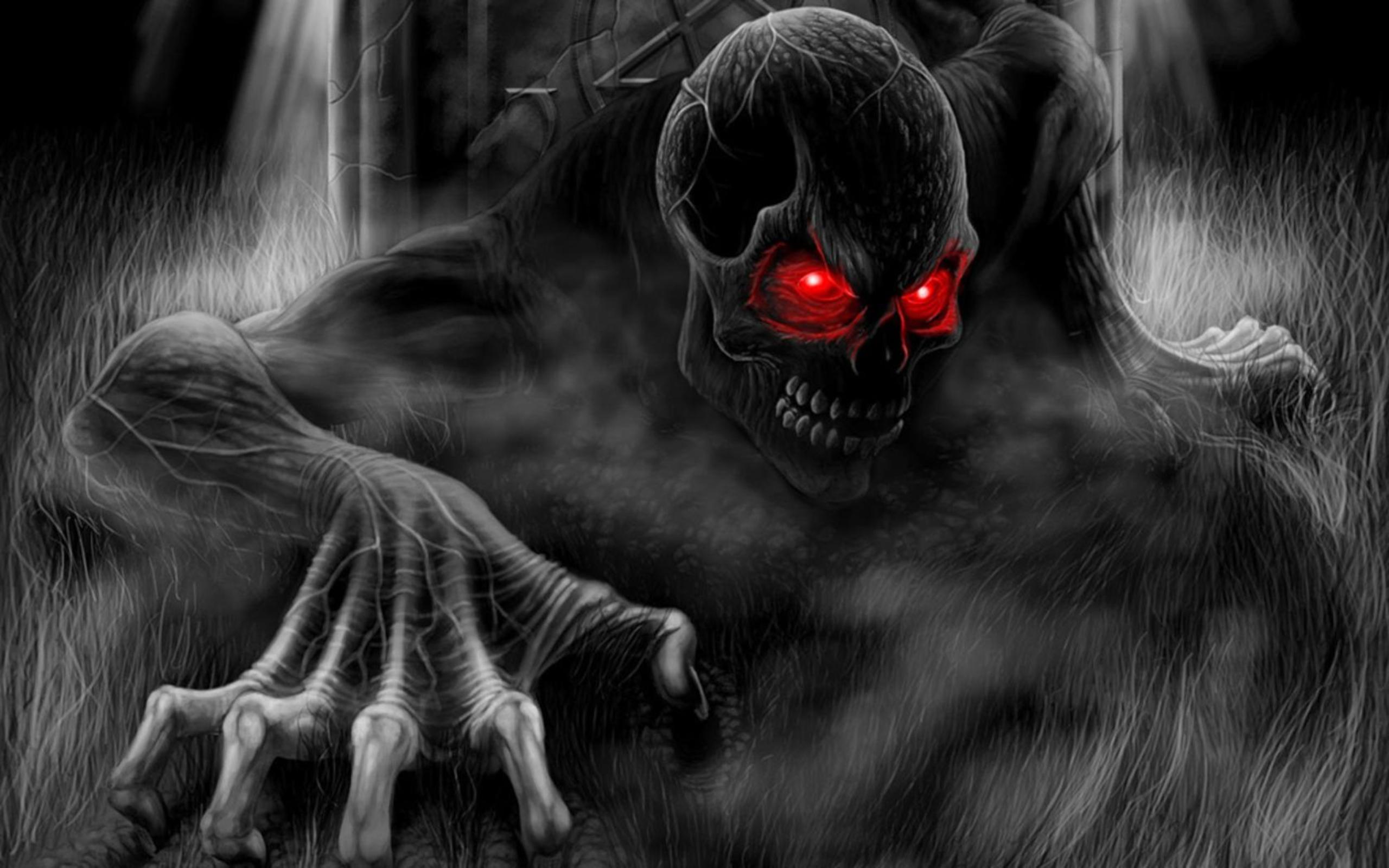 2560x1600 Skeleton Head Wallpaper