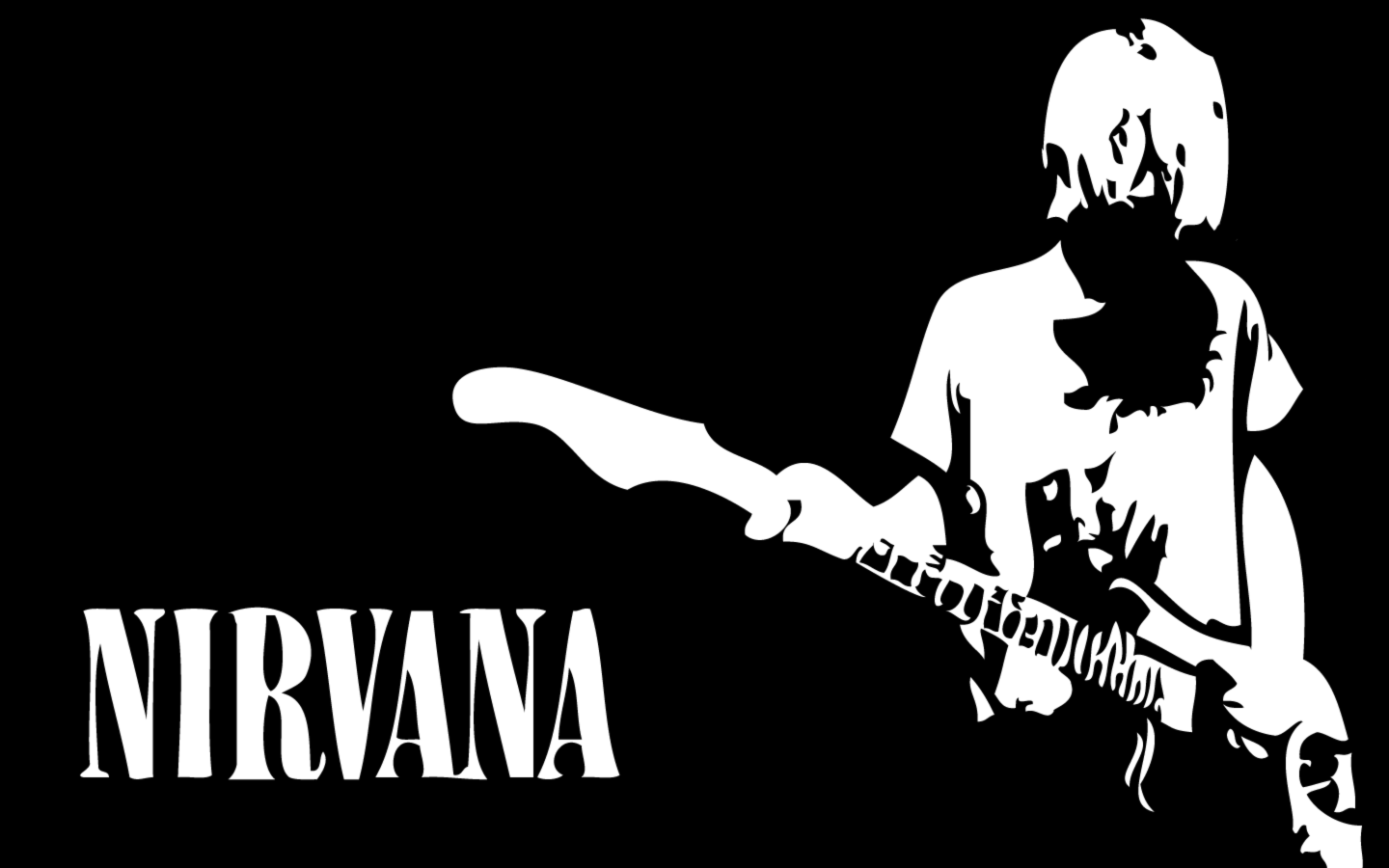 1440x900 Nirvana Logo Wallpaper