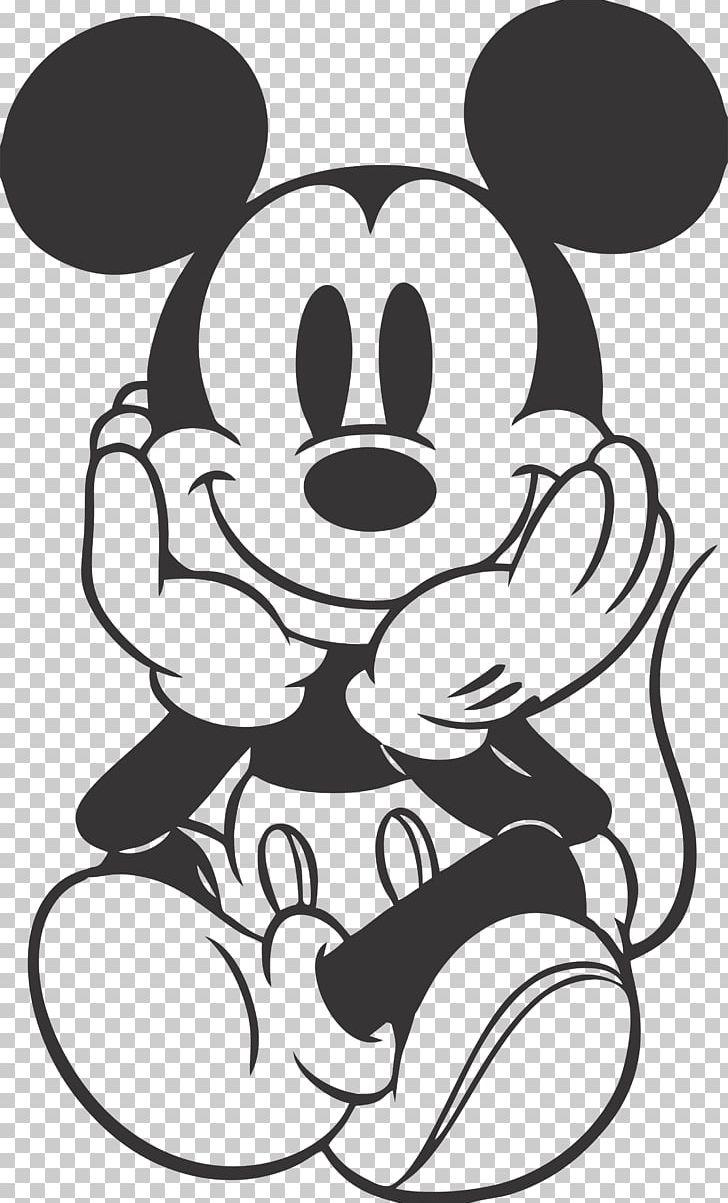 728x1203 Mickey Mouse Minnie Mouse Black And White Drawing Png