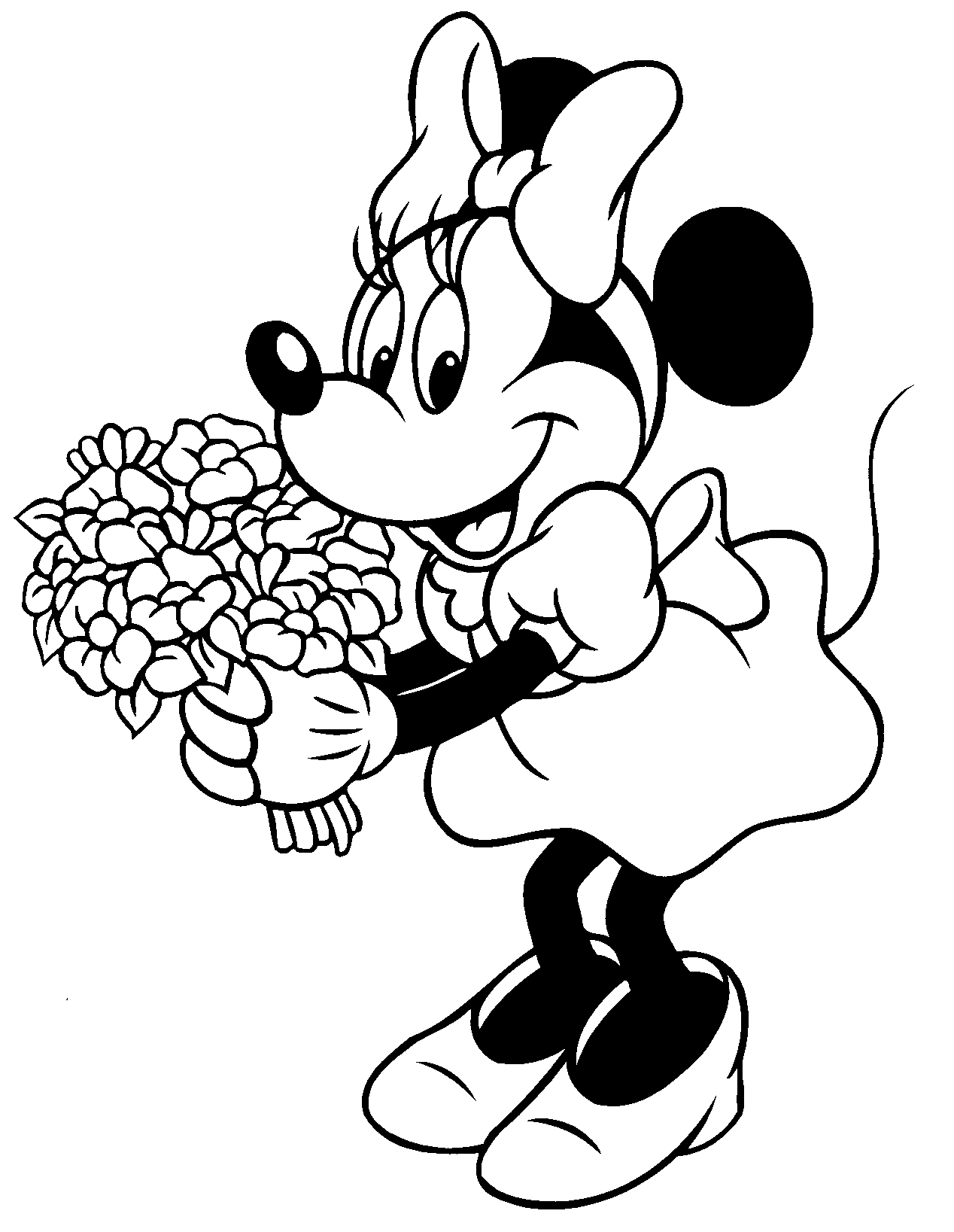 1268x1637 Mickey mouse black and white minnie mouse black and white clipart clipartfox