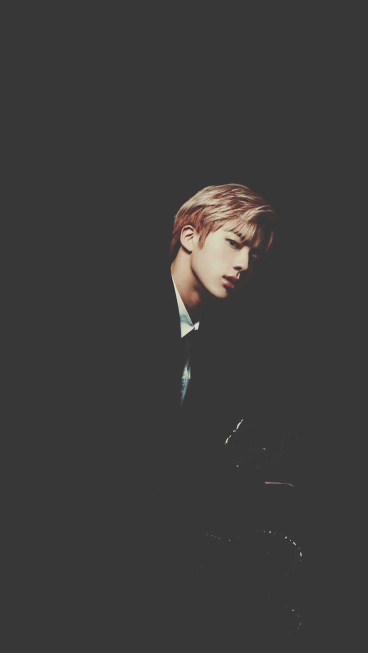 Download Jin BTS Black Aesthetic Wallpaper