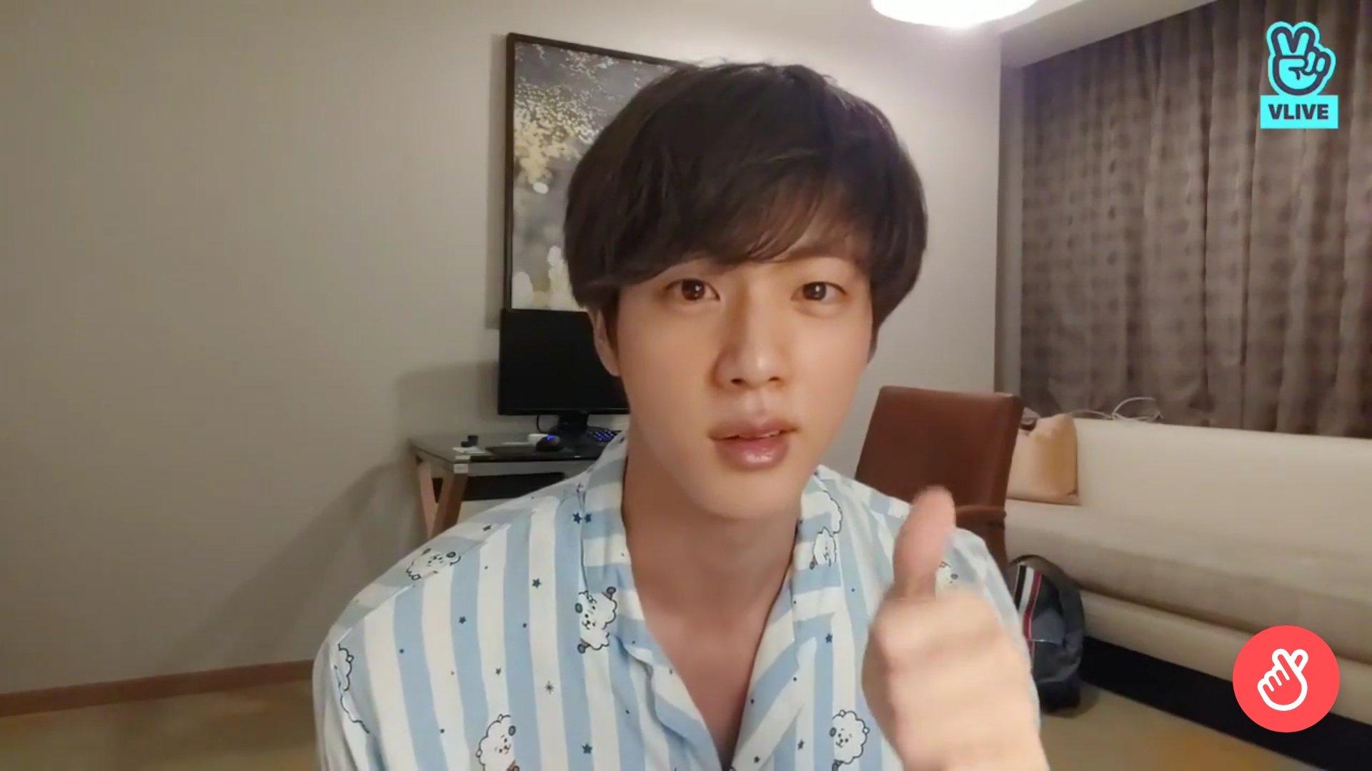 1920x1080 BTS' Jin Reveals He Gave His Agency No Choice But To Let Him Dye His Hair Back To Black