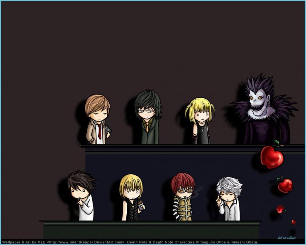 993x794 Death Note Chibi Wallpaper Free Death Note Chibi Note Wallpaper