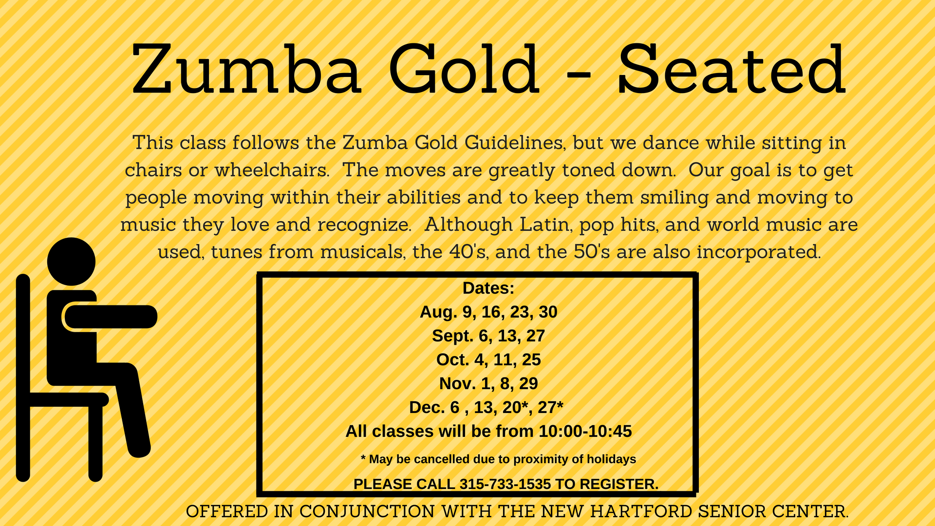 1920x1080 Zumba Gold Seated 10:00 10:45