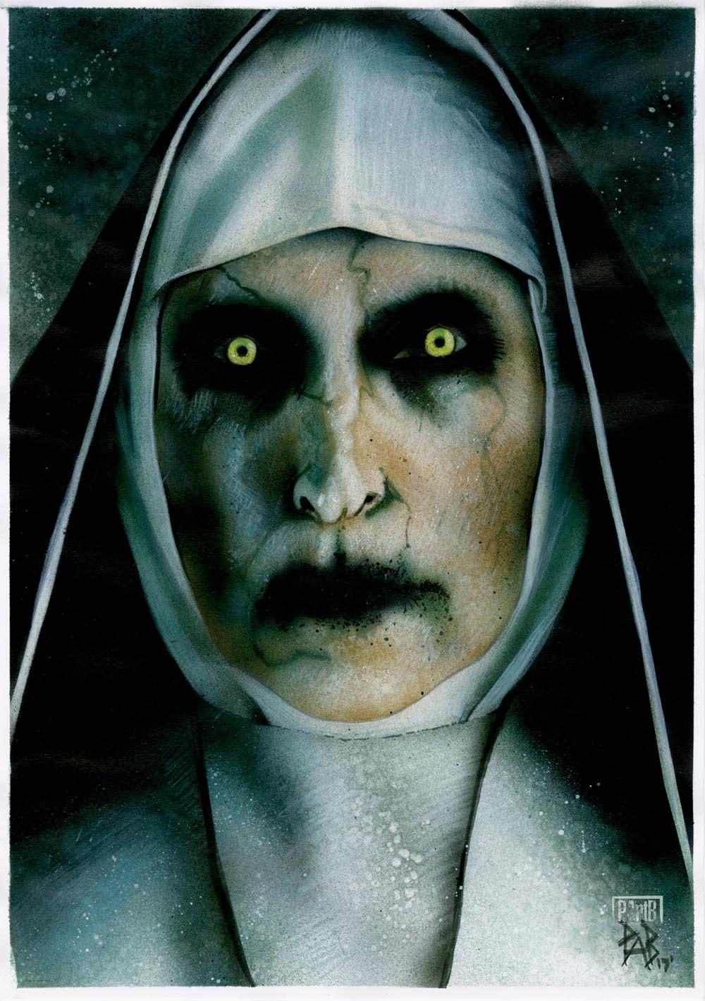 1000x1419 Nun Valak Face