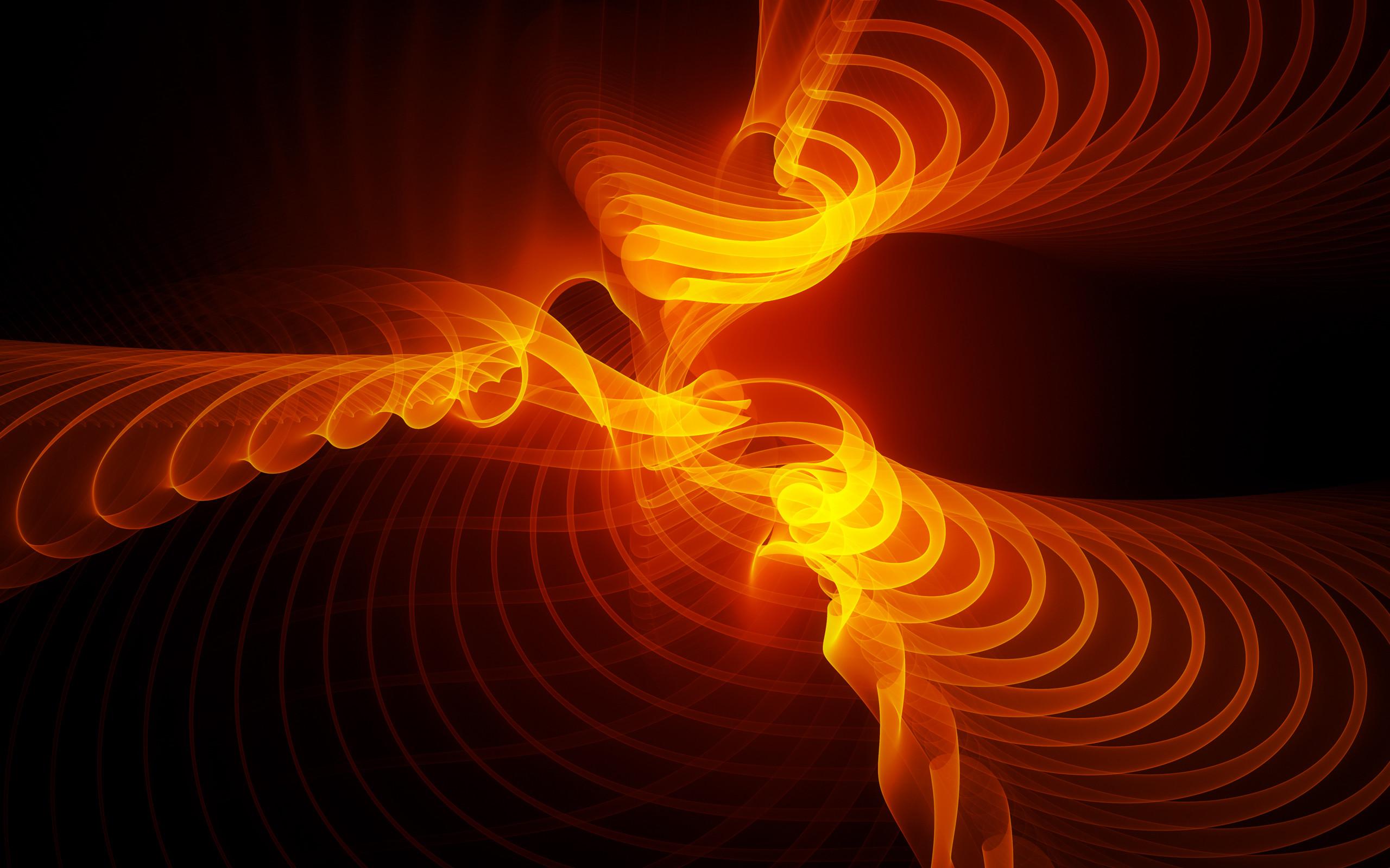 2560x1600 Amazing Orange Light Wallpaper