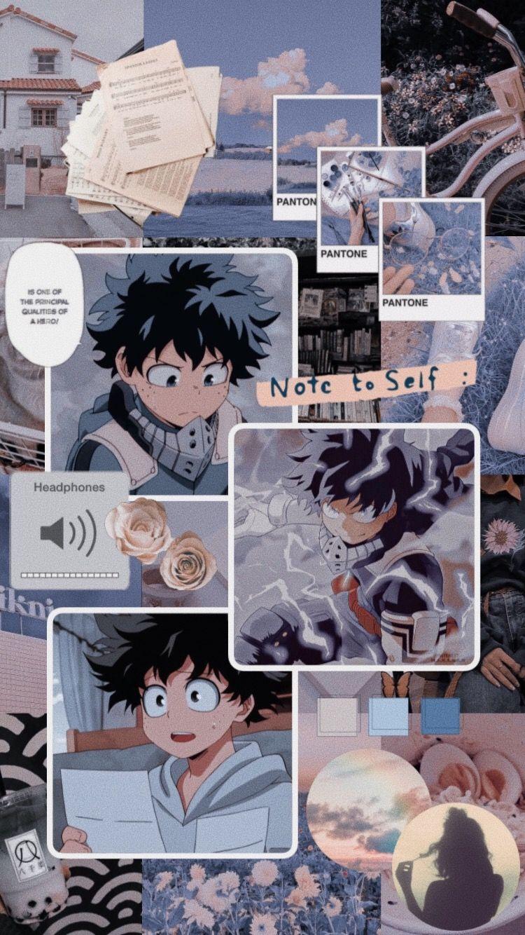 750x1334 Deku Aesthetic Wallpaper Cute Deku Wallpaper