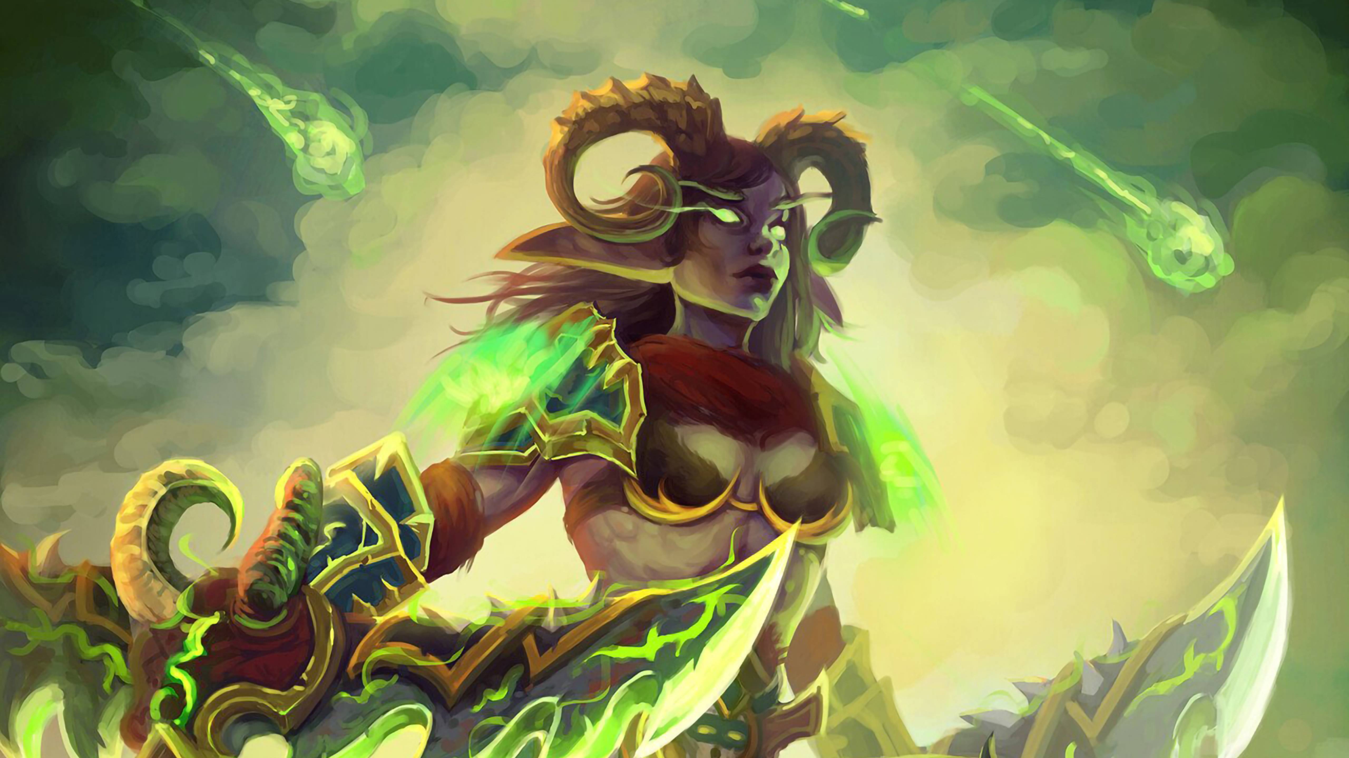 5120x2880 Demon Hunters Art Warcraft 5K Wallpaper, HD Games 4K Wallpaper, Image, Photo and Background