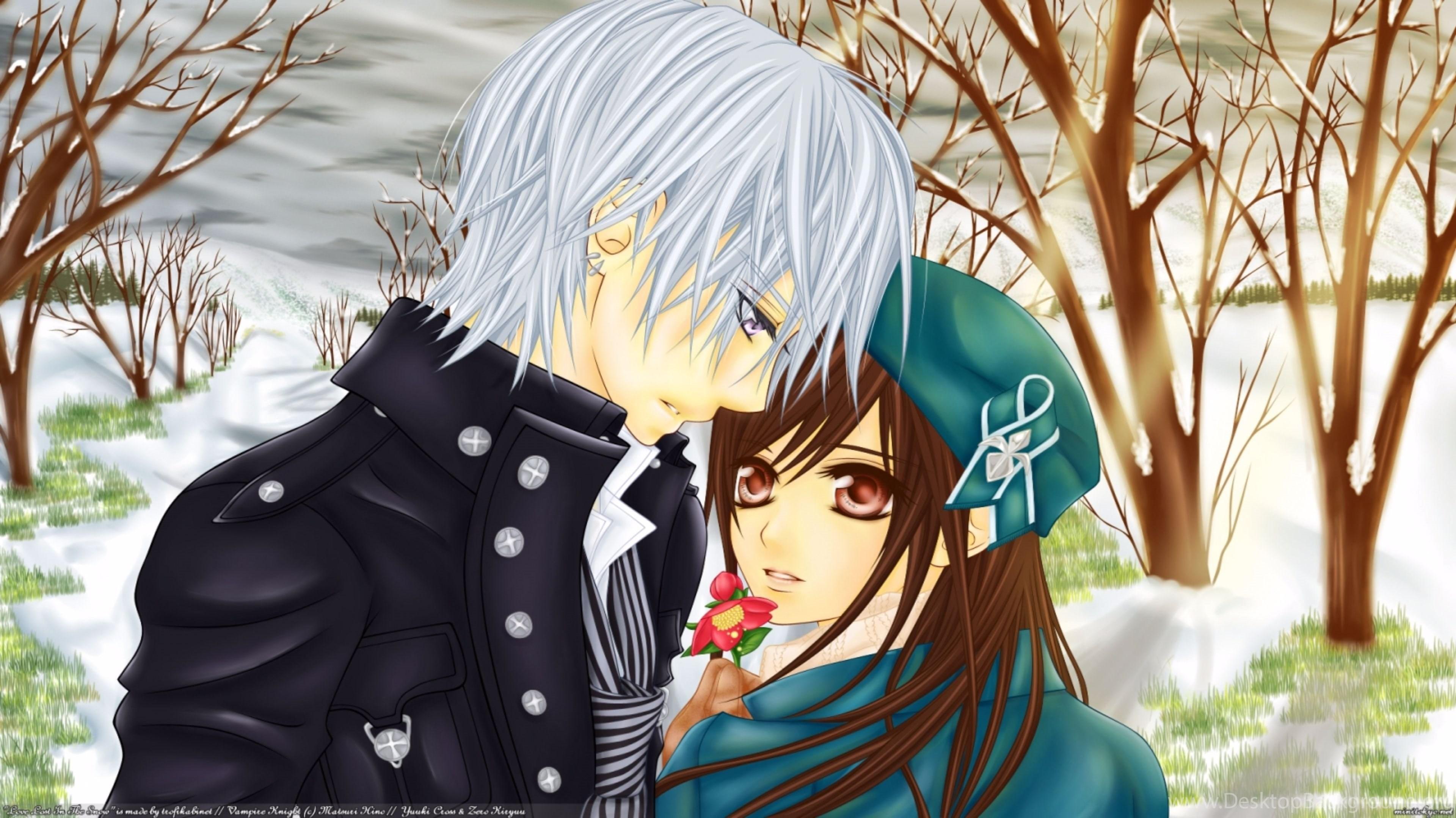 3840x2160 Romance In Love 4K Anime Wallpaper Desktop Background
