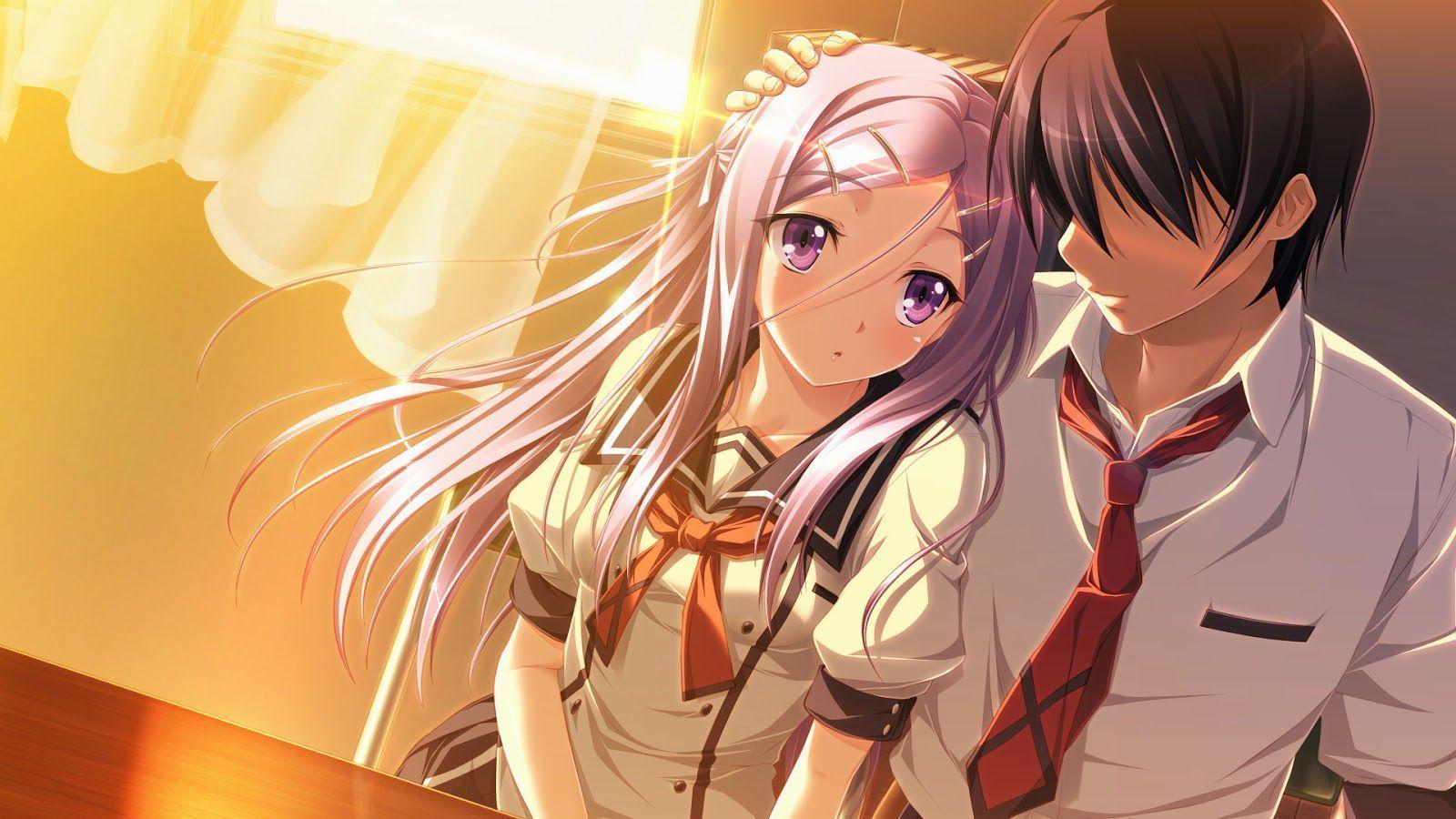 1600x900 Love Anime Couples Wallpaper
