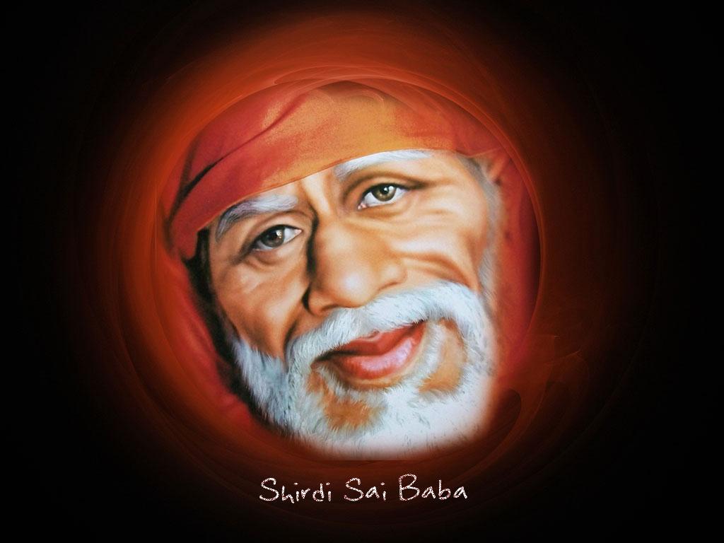 1024x768 Sai Baba Image For Mobile